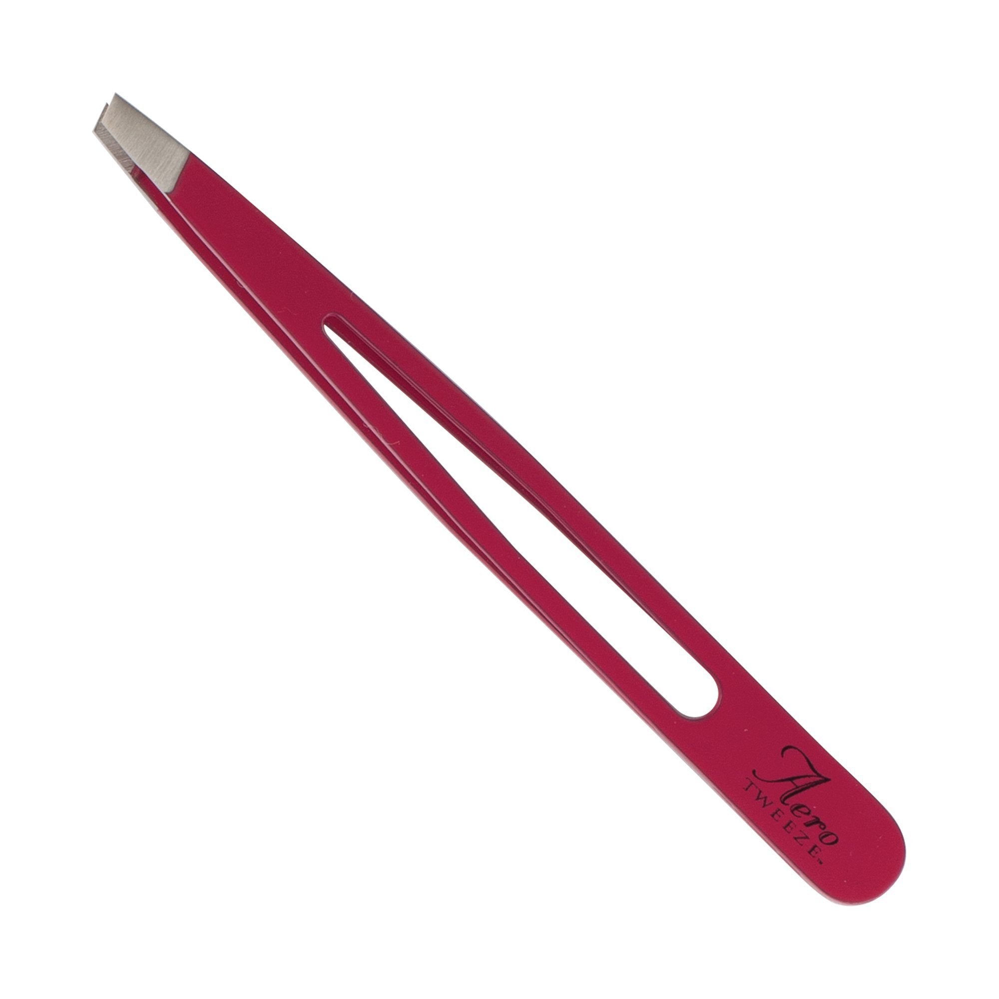 Ultra Aero Precision Slant - Tip Stainless Steel Tweezers in Multiple Colors