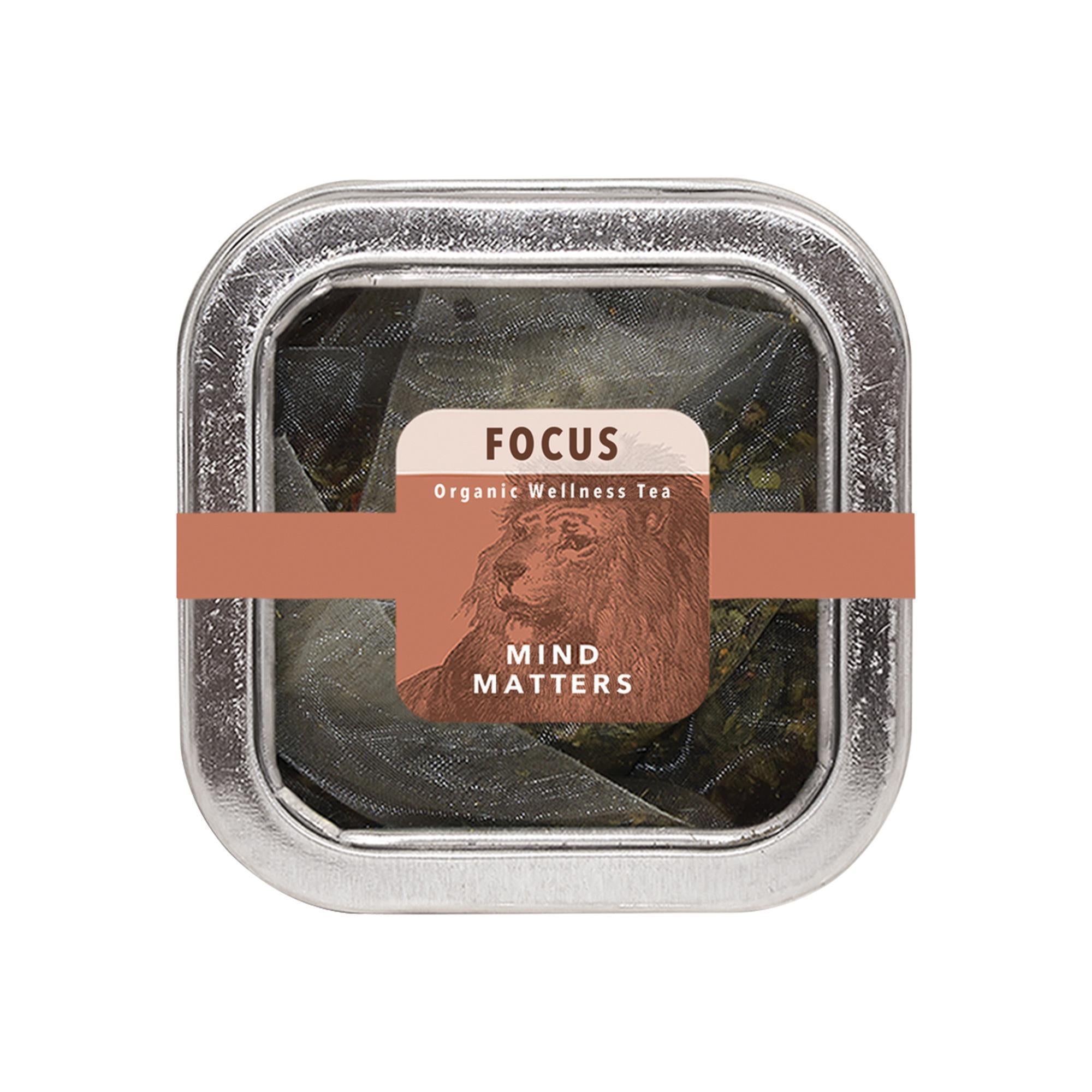 Invigorating Organic White Lion Focus Mind - Enhancing Tea Blend