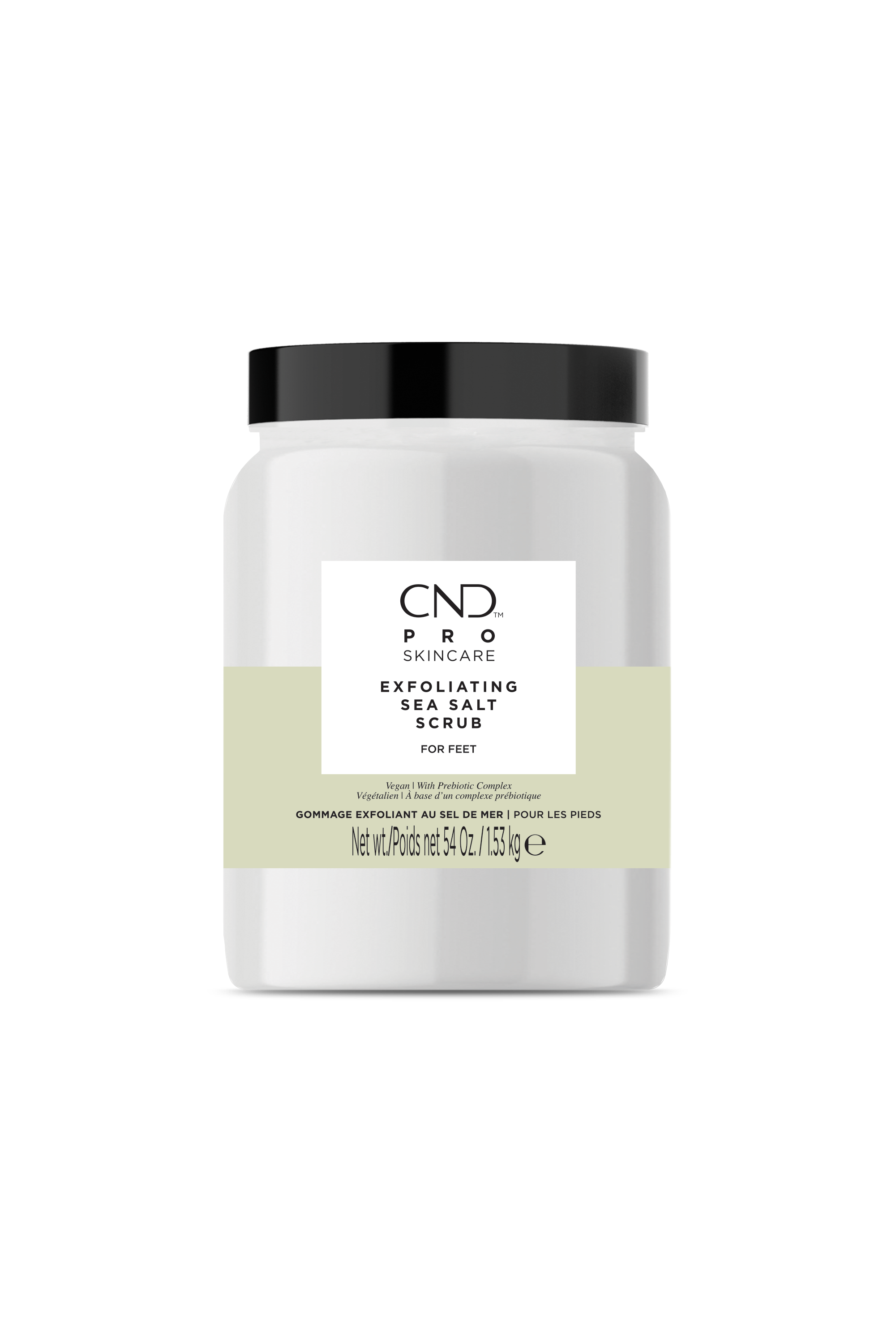 CND Professional Foot Exfoliating Scrub with Sea Salt and Prebiotic Complex