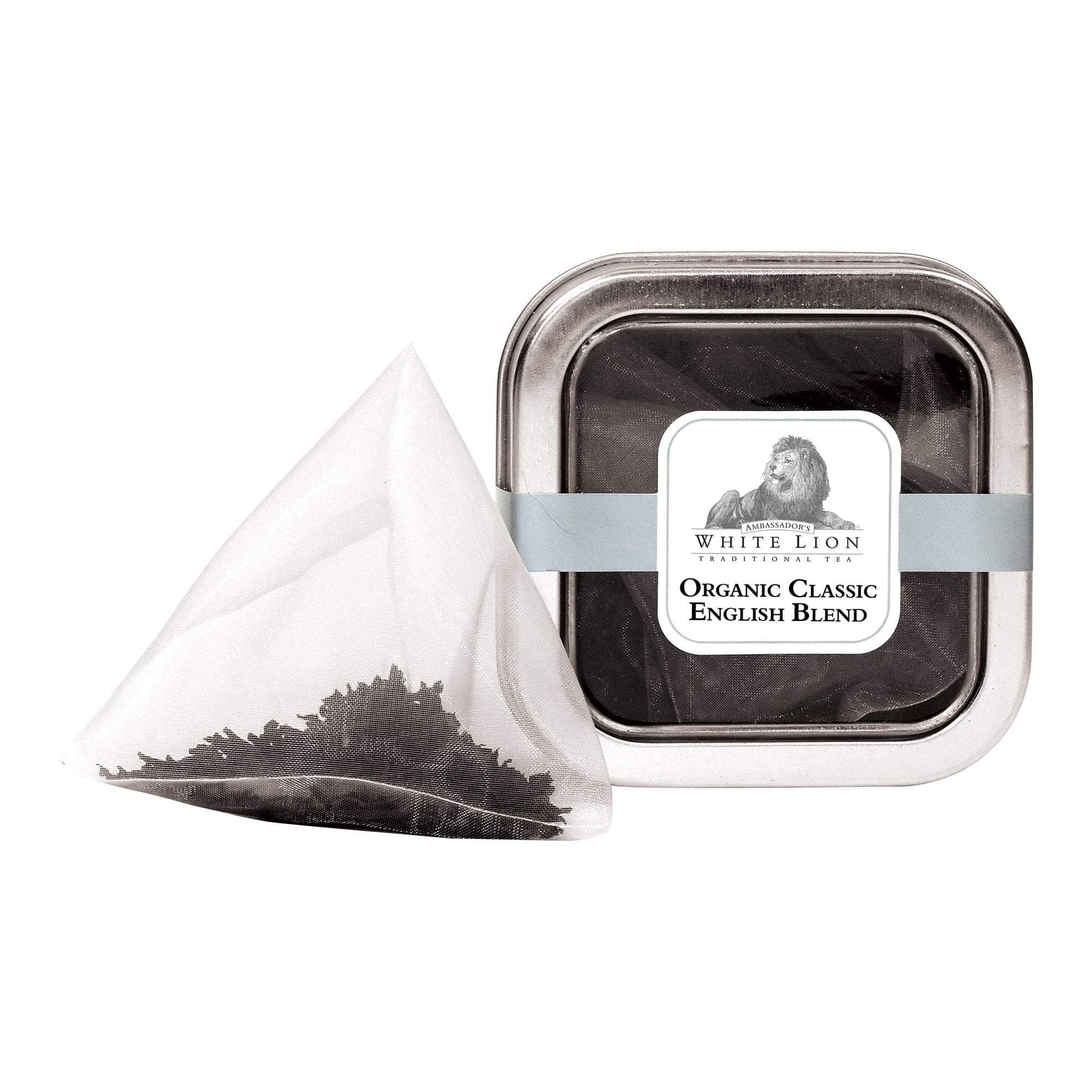 Organic Classic English Black Tea Sachets by White Lion - Premium Tea Bags