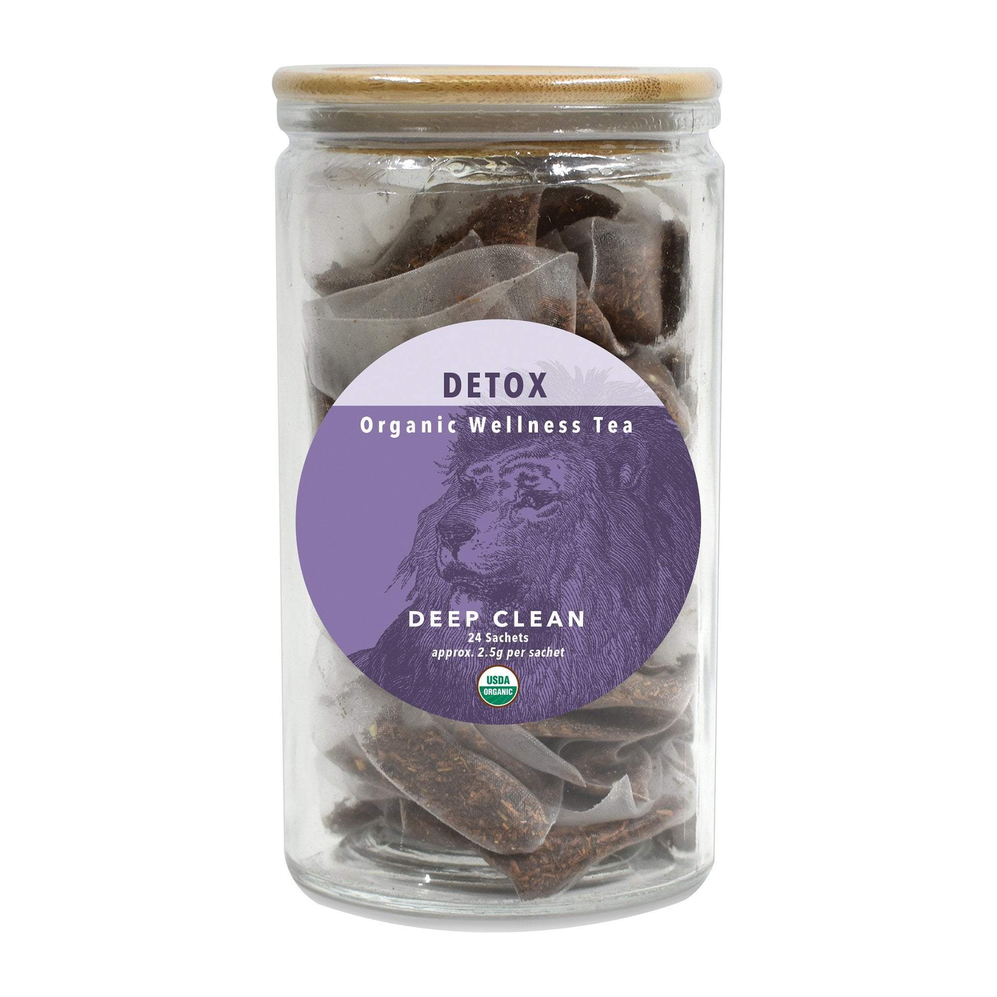 Detoxifying Deep Clean White Lion Herbal Tea Blend