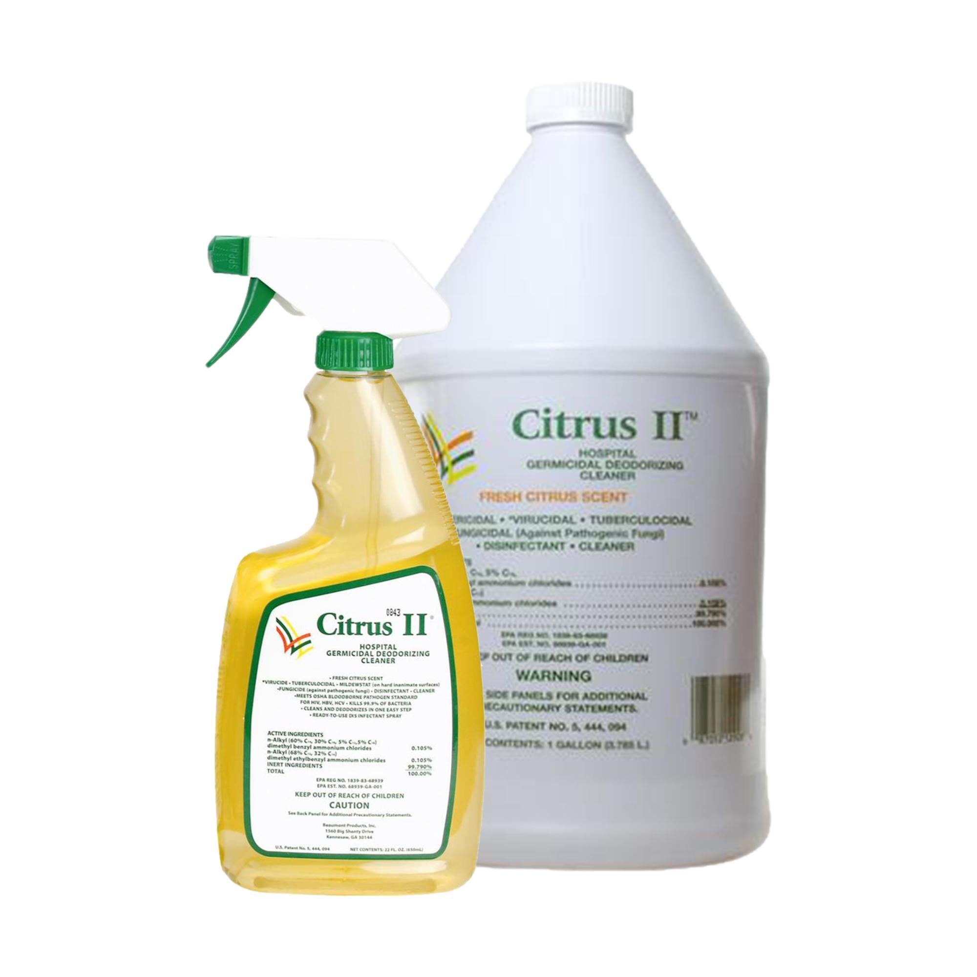 Citrus II Germicidal Cleaner - A Powerful Hospital - Grade Disinfectant
