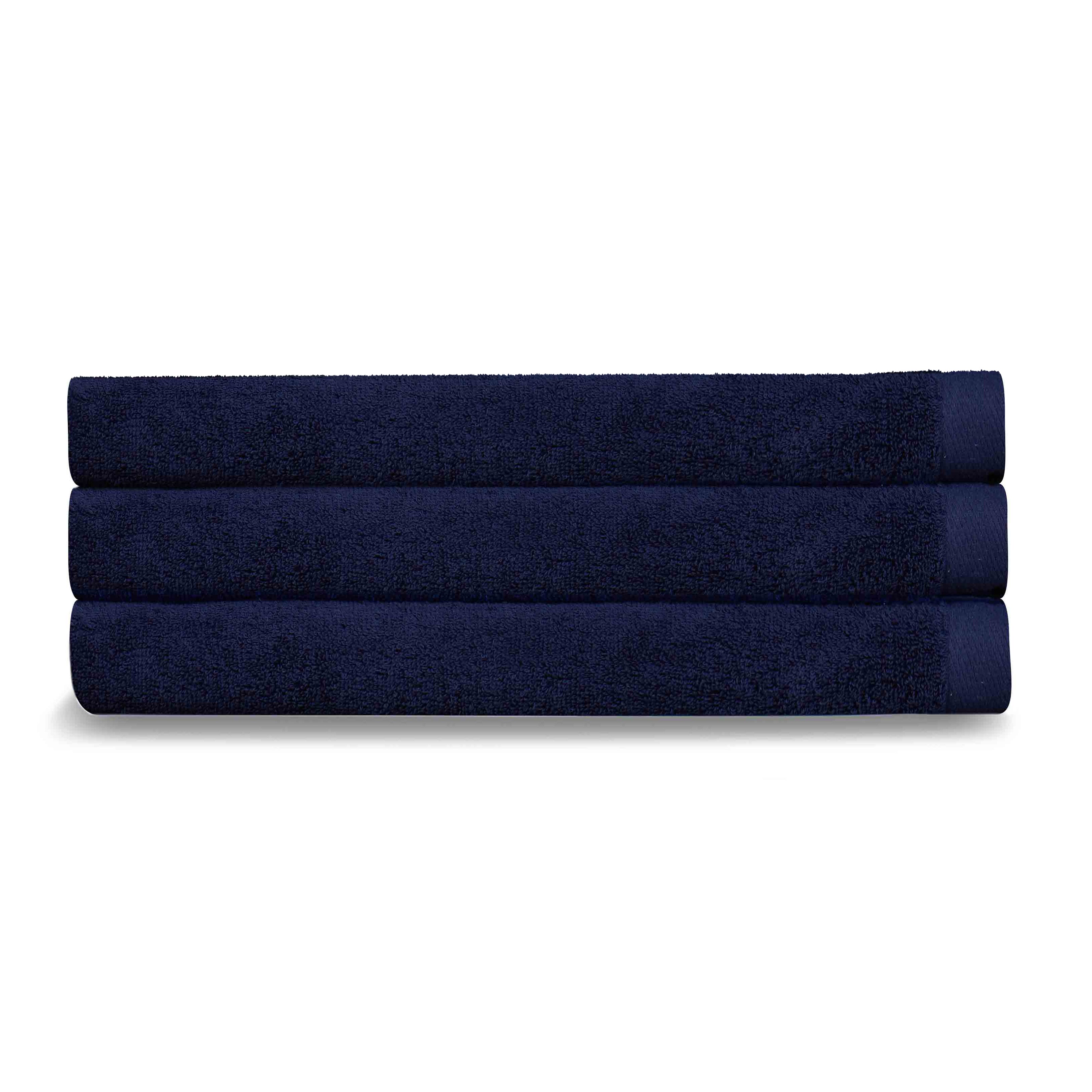 Boca Terry Premium Oxford-style Pool and Beach Towel Set, Measuring 32 x 66 Inches, Pack of 12