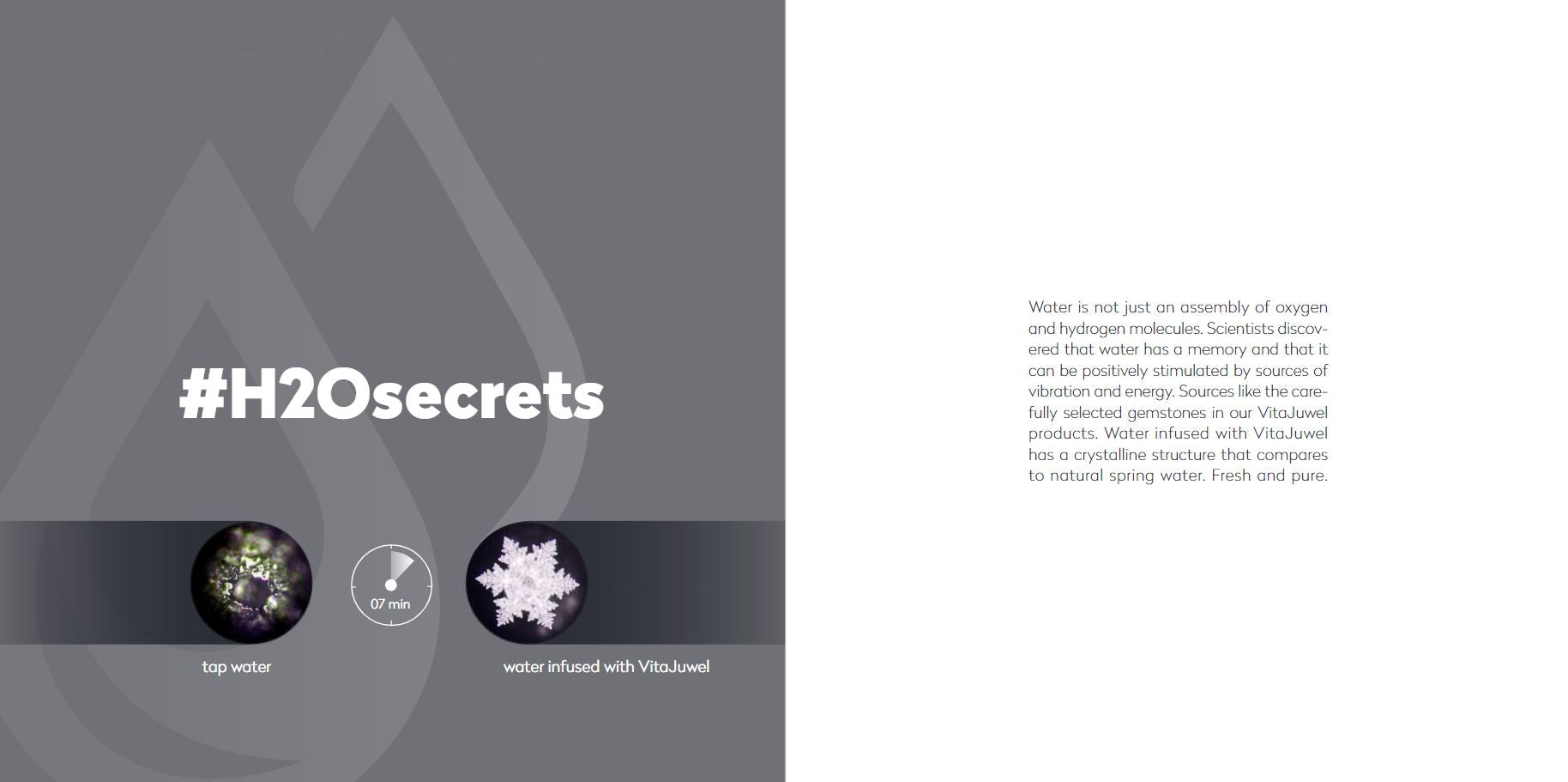 VitaJuwel Gemwater Product Booklet - Pack of 20
