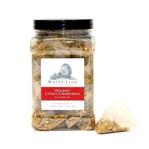 Organic Citrus Chamomile White Lion Tea - Naturally Caffeine-Free