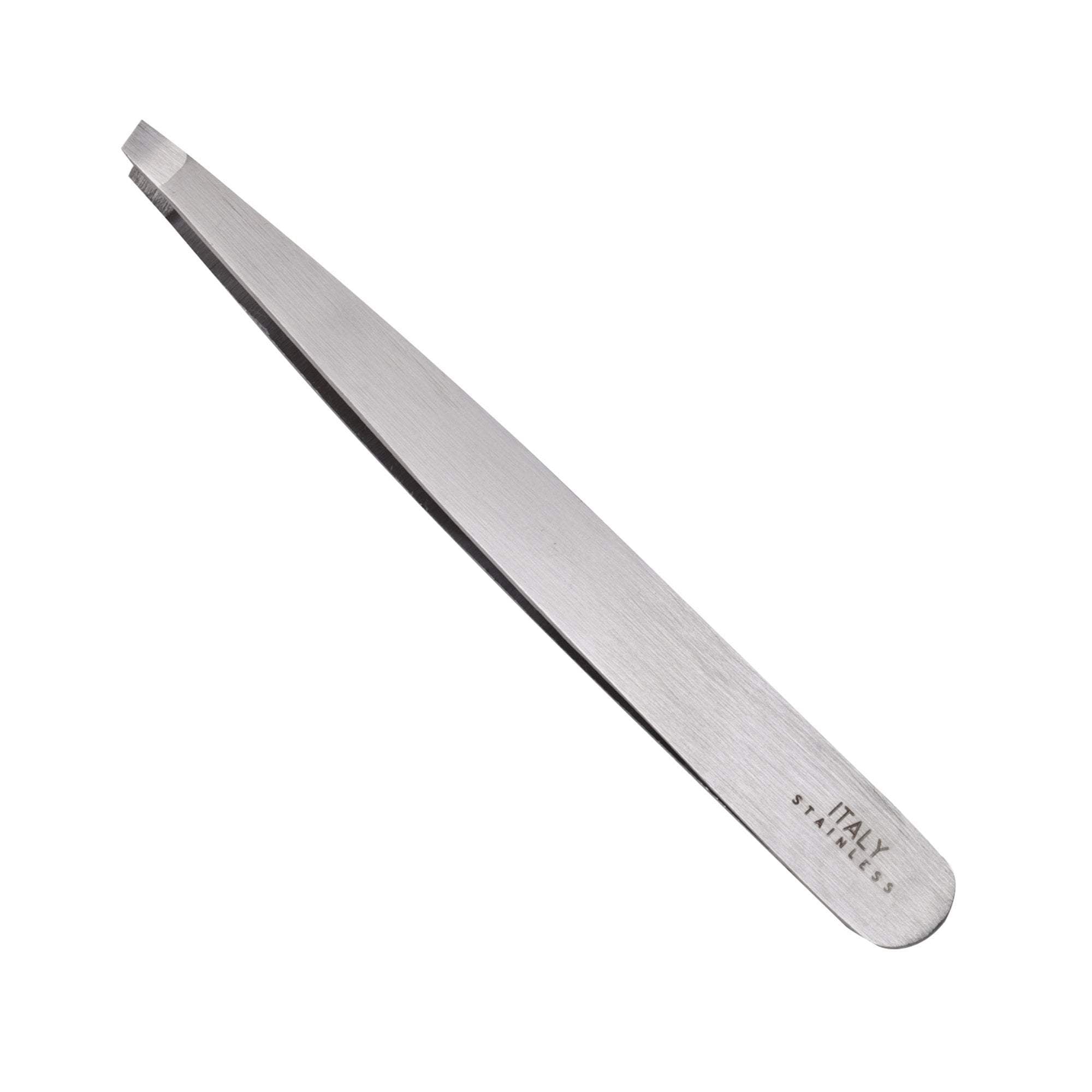 Ultra Professional Stainless Steel Slant Tip Tweezers, Measuring 3.75 Inches