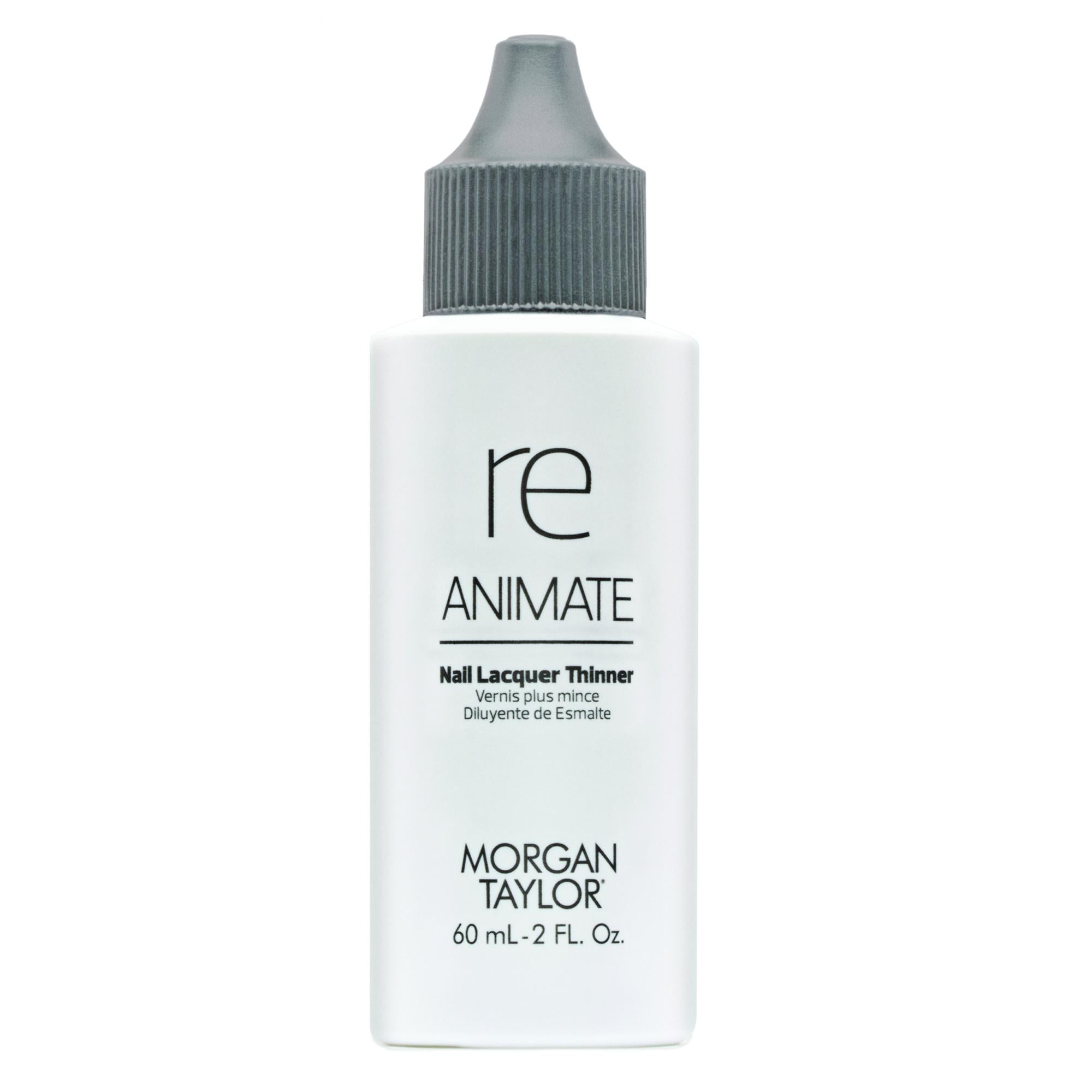 Morgan Taylor Professional Nail Lacquer Thinner - reAnimate, 2 Fluid Ounces for Refreshing Nail Lacquers