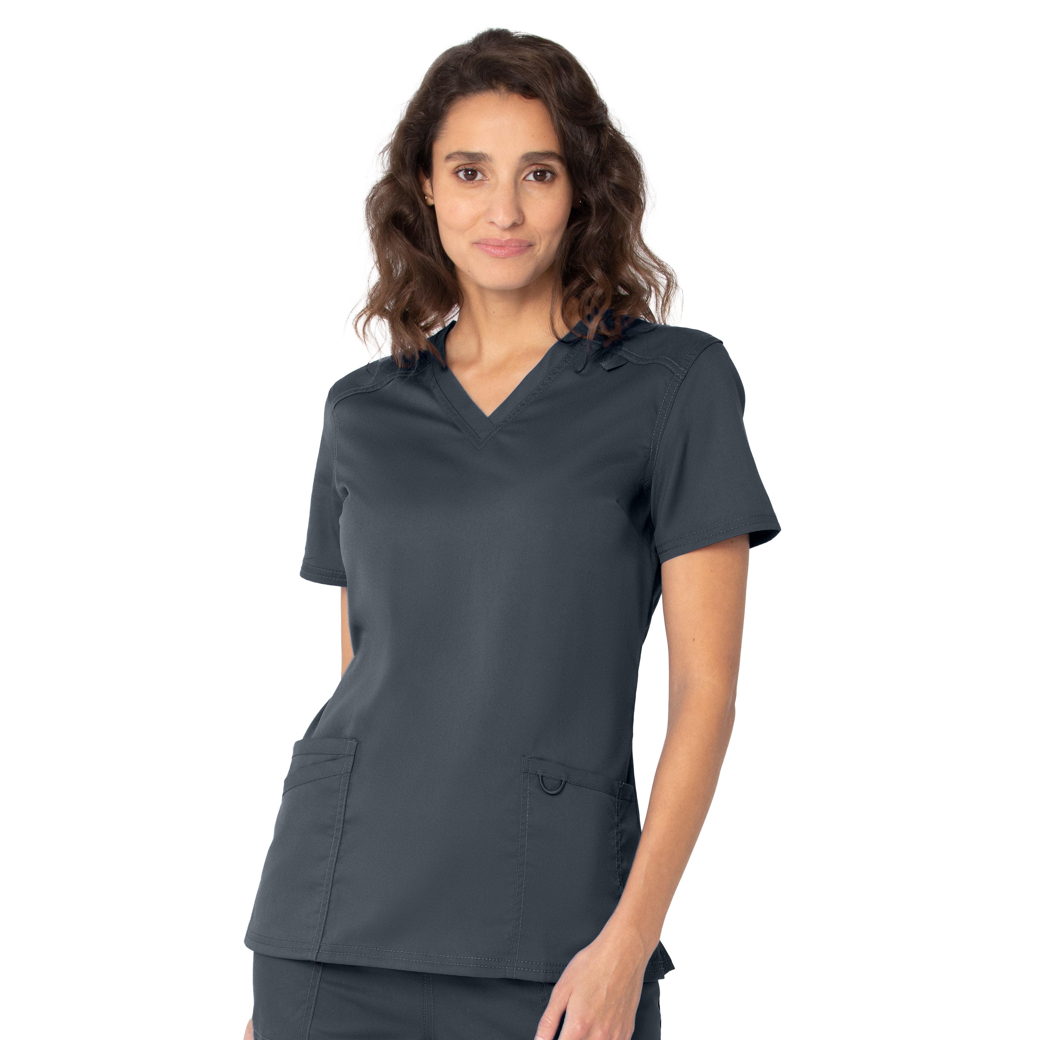 Landau Women's Modern V-Neck Proflex Tunic Top, Sizes XXS - XL