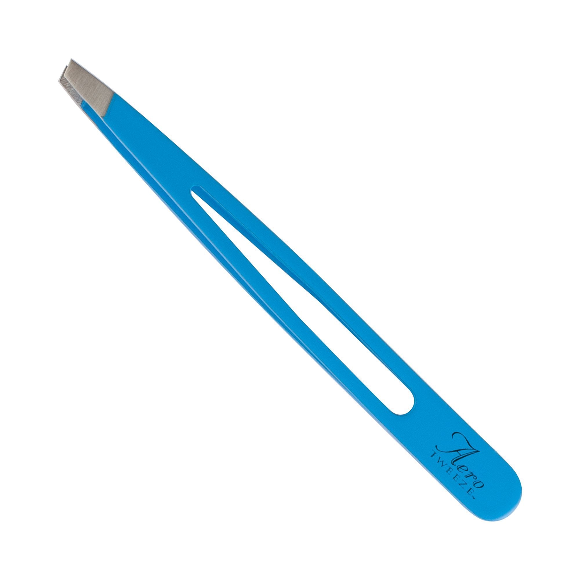 Ultra Aero Precision Slant - Tip Stainless Steel Tweezers in Multiple Colors