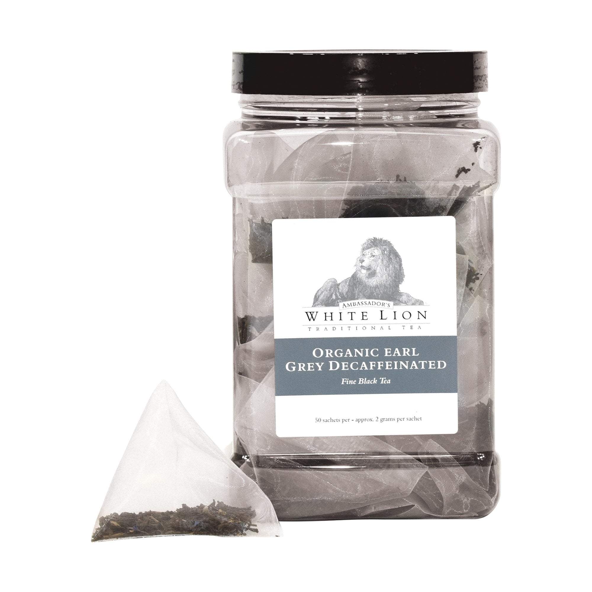 Organic Decaf White Lion Earl Grey Green Tea