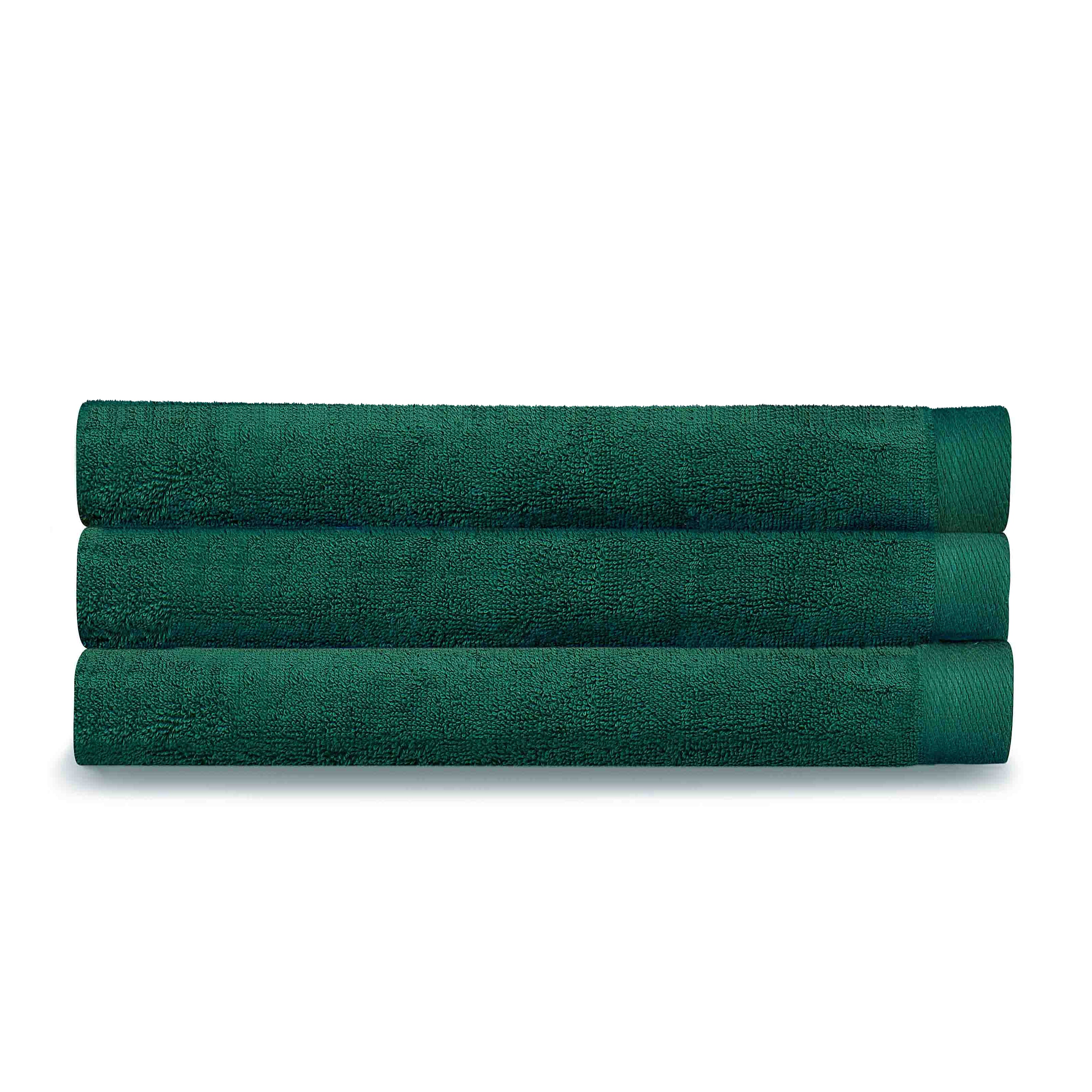 Boca Terry Premium Oxford-style Pool and Beach Towel Set, Measuring 32 x 66 Inches, Pack of 12