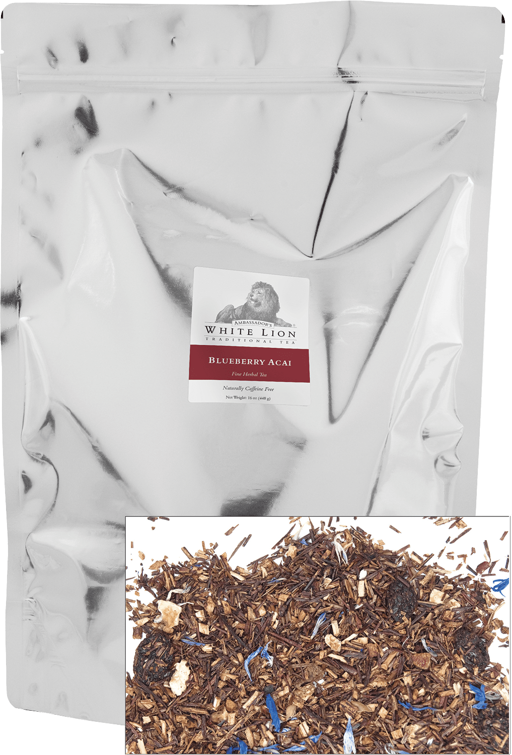 Antioxidant - Rich Blueberry Acai Rooibos White Lion Tea