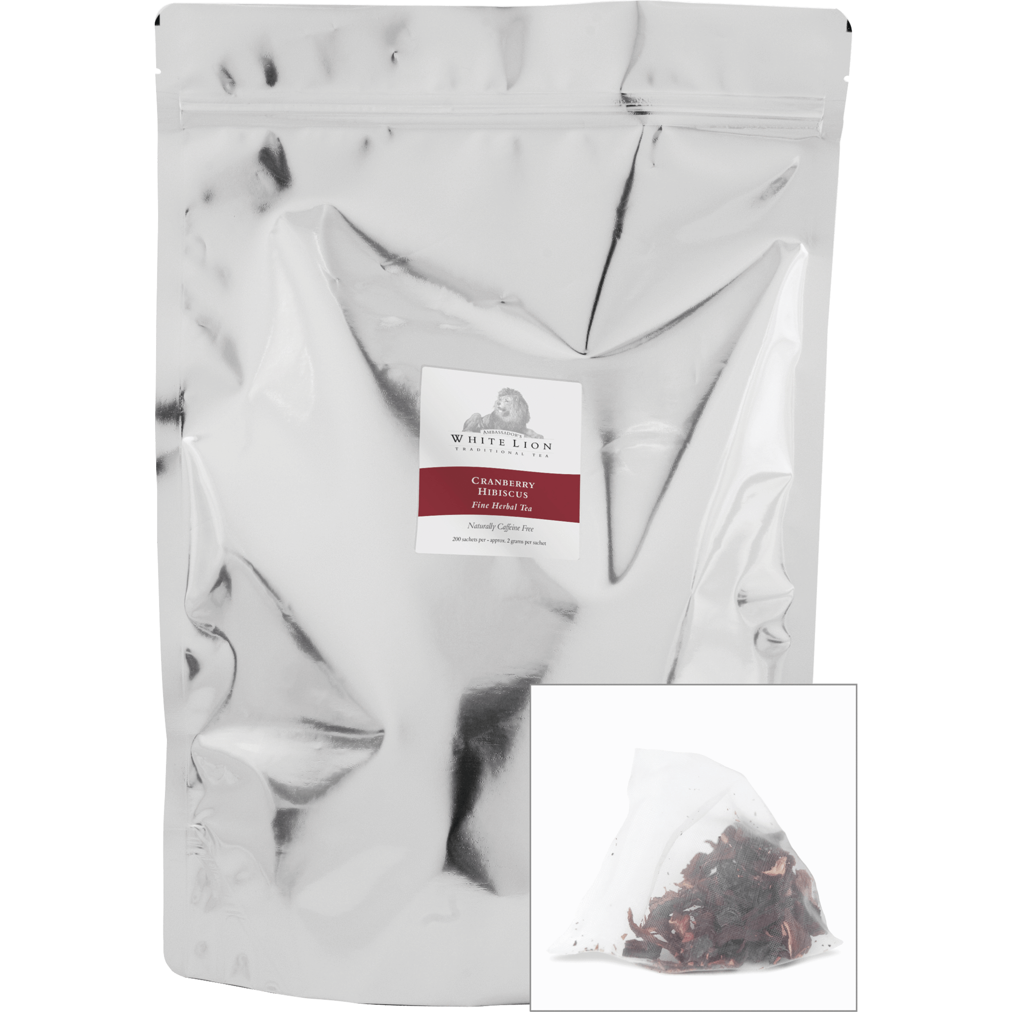 Cranberry Hibiscus White Lion Premium Tea Blend