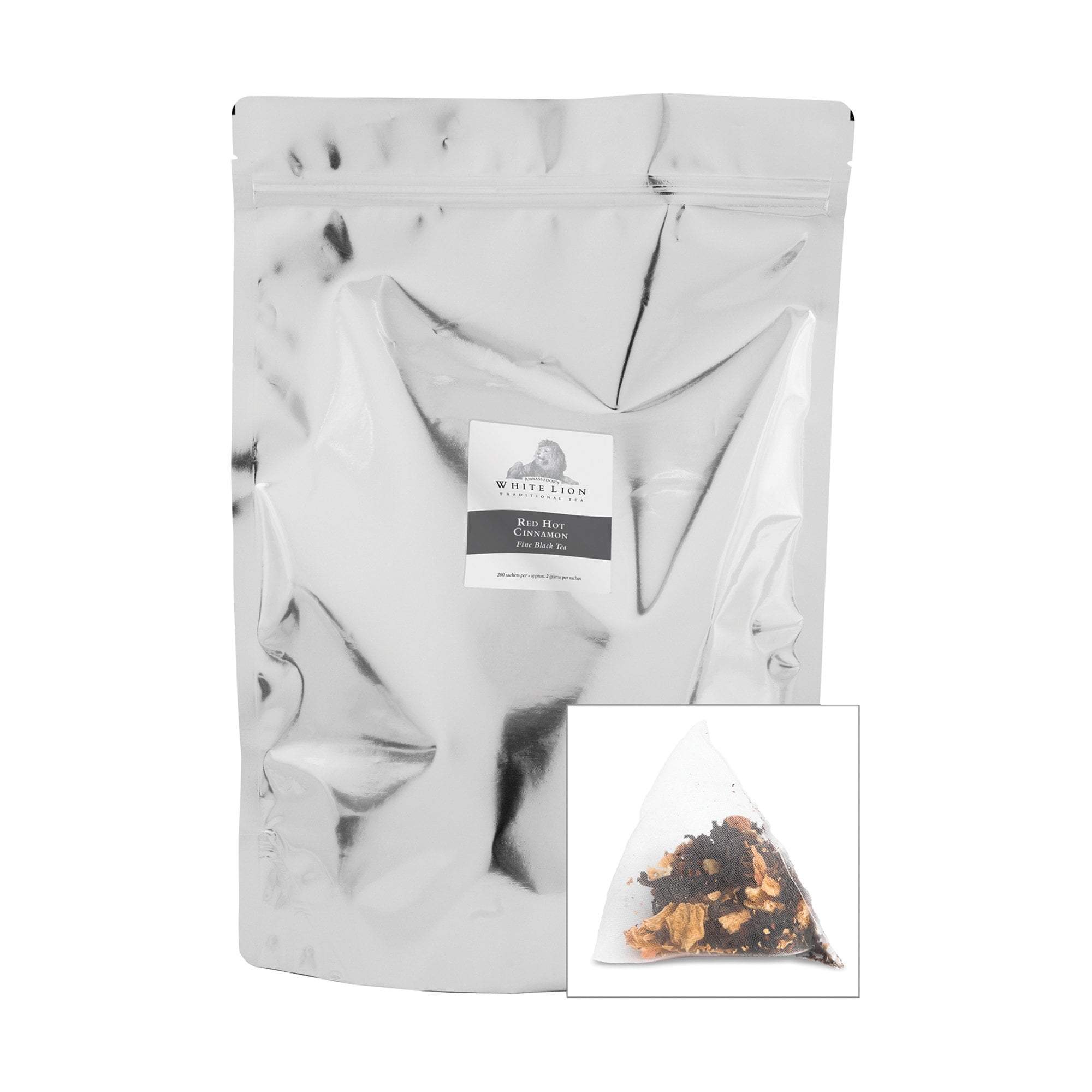 White Lion's Fiery Red Hot Cinnamon Sweet Orange Peel Tea
