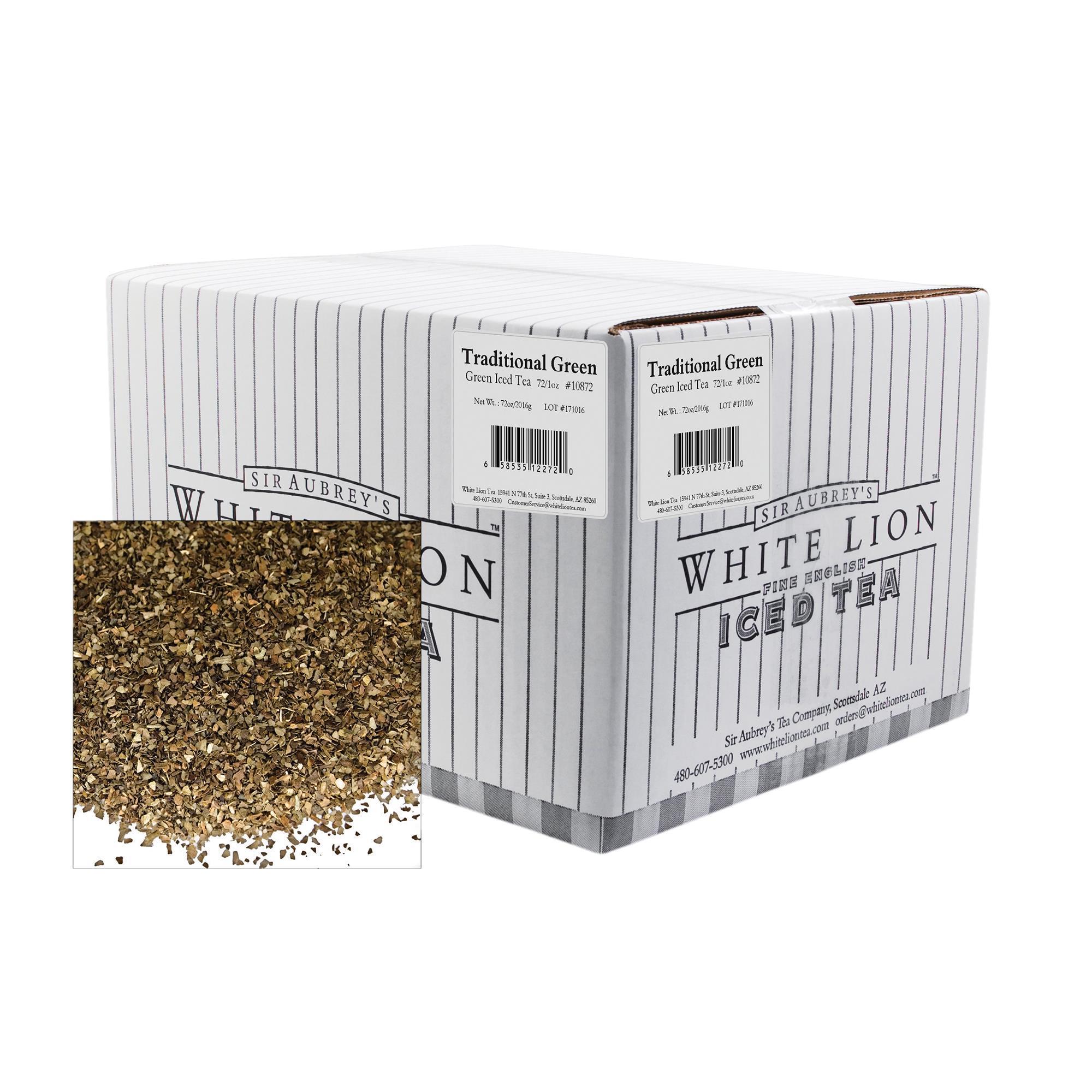 White Lion Premium Traditional Green Iced Tea - 72 Sachets, 1 Oz Each