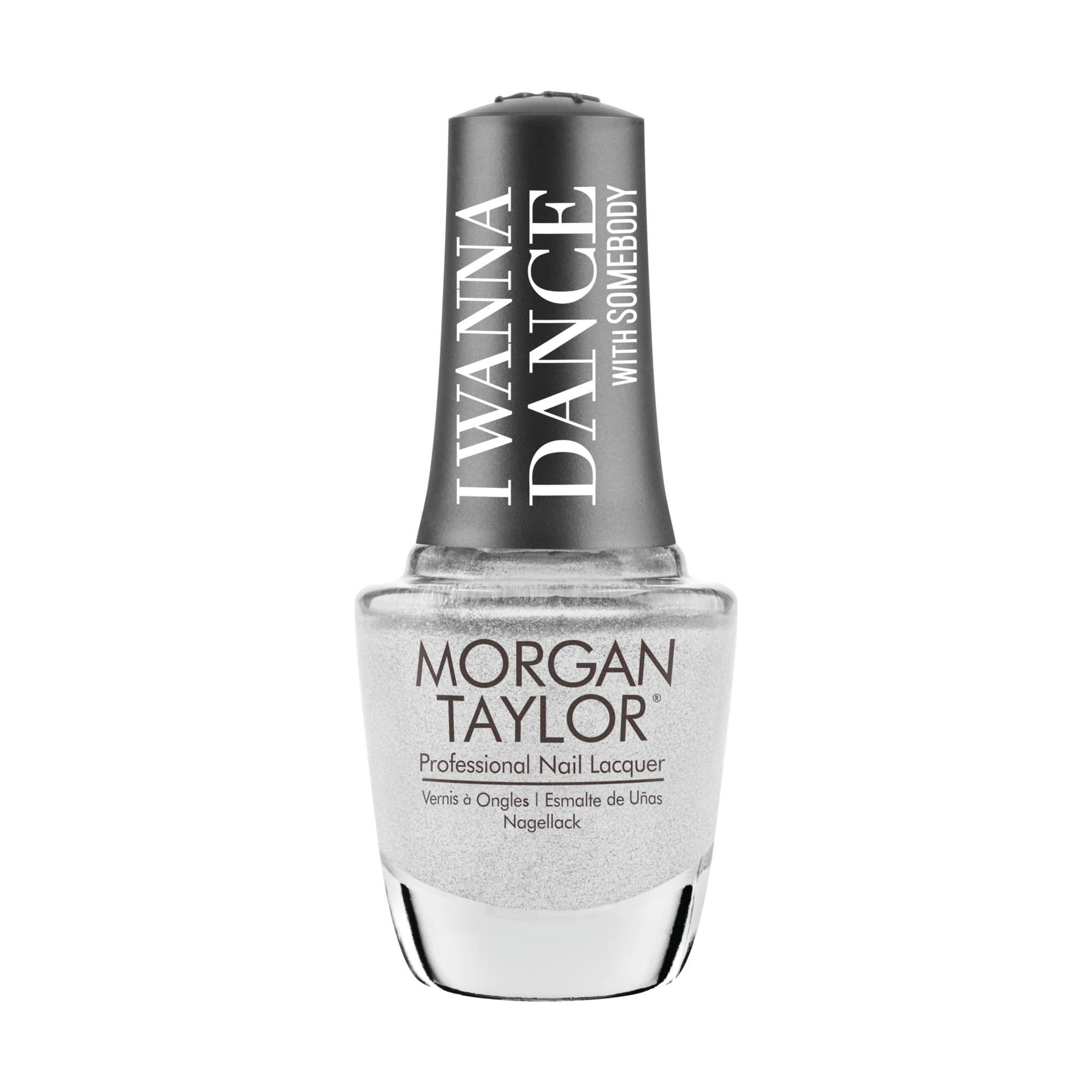 Morgan Taylor Certified Platinum Lacquer, 0.5 fl oz - Sparkling Nail Color