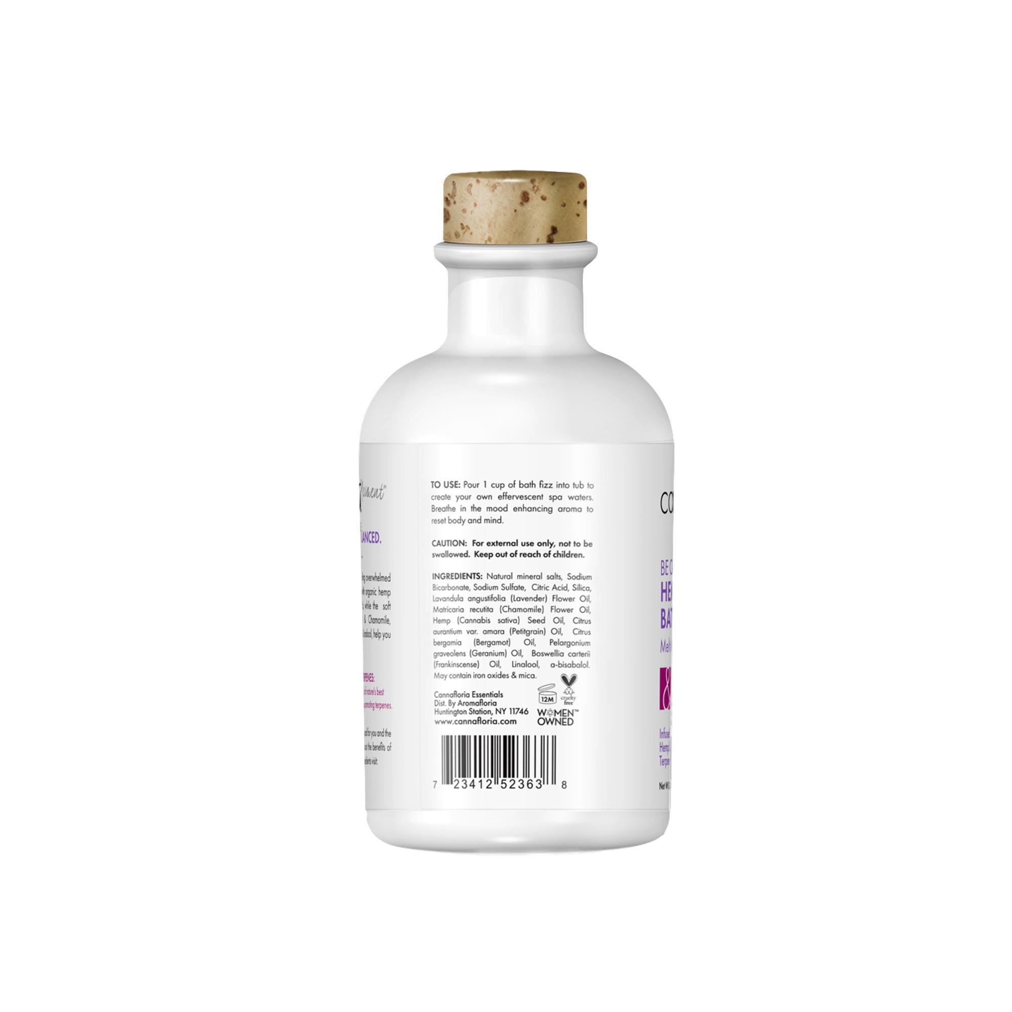 Cannafloria Relaxing Hemp - Infused Bath Fizzing Mists for a Spa - like Home Experience