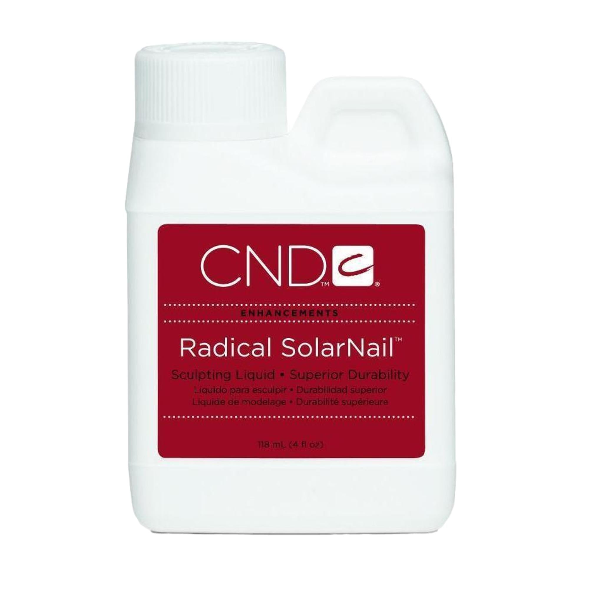 CND Enhancements Radical SolarNail, 4 fl oz - Reinforced Sculpting Liquid