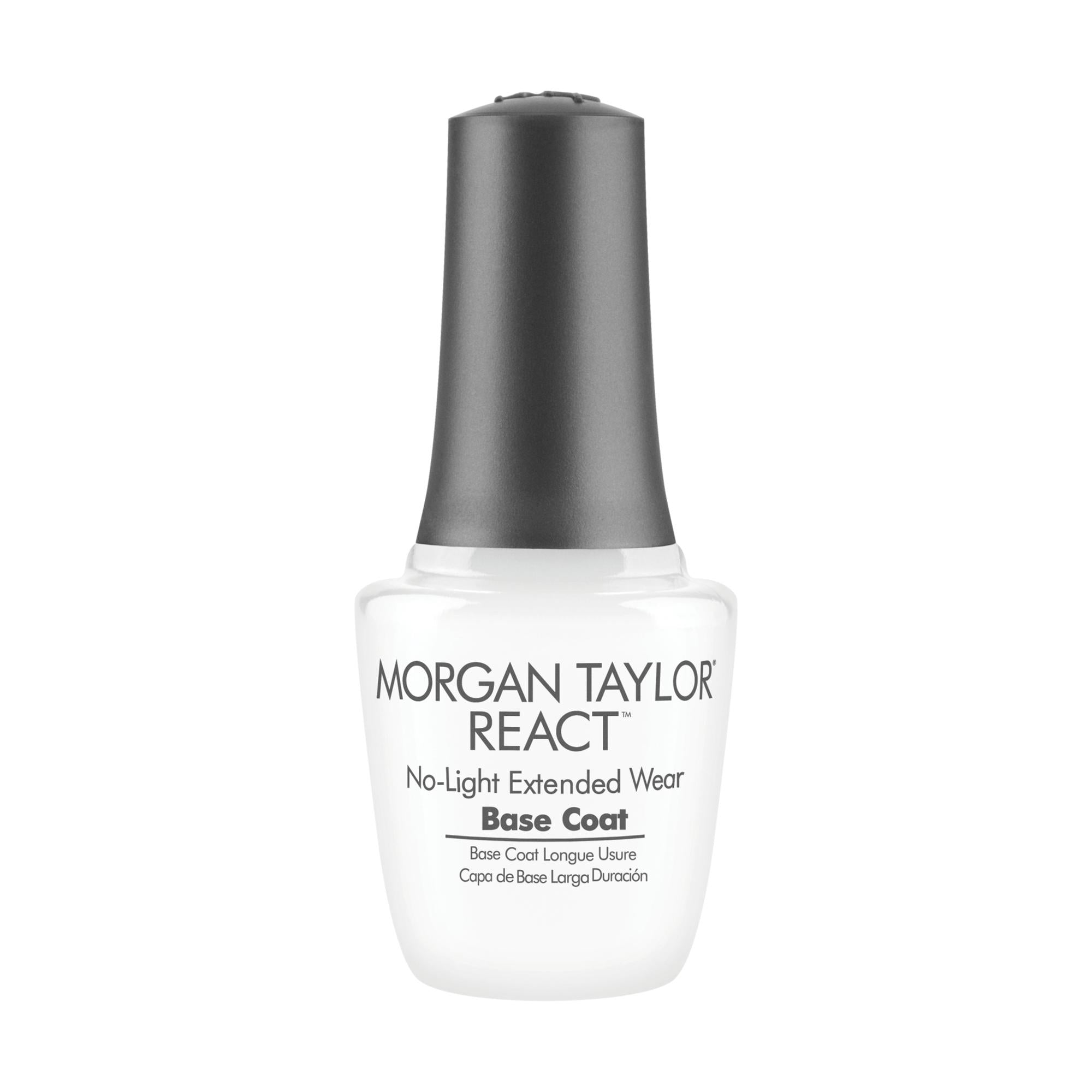 Morgan Taylor Essentials React Base Coat - 0.5 fl oz for Long - lasting Nail Color
