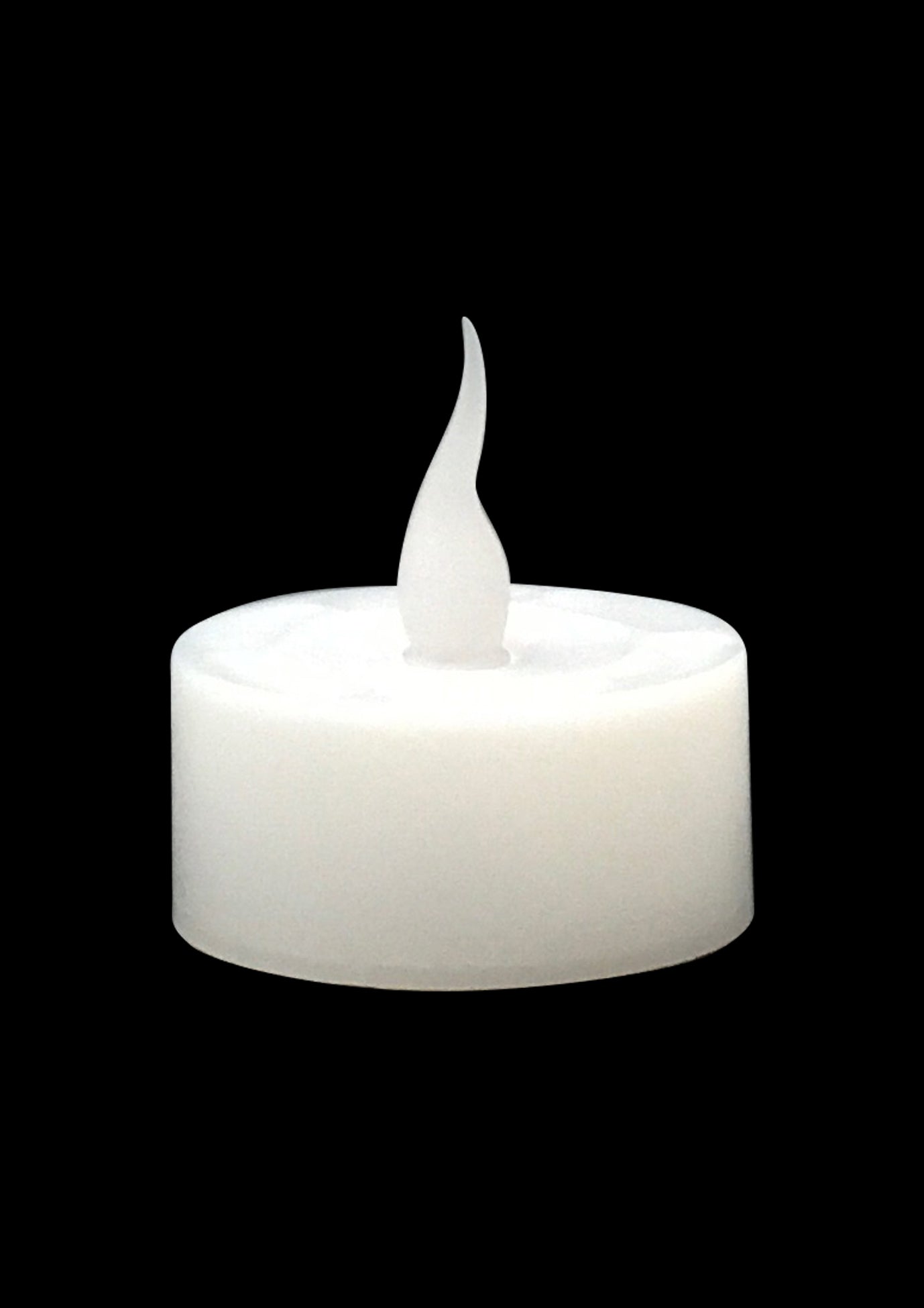 6-Pack Hollowick Flameless LED Tealight Candles Powered by Battery