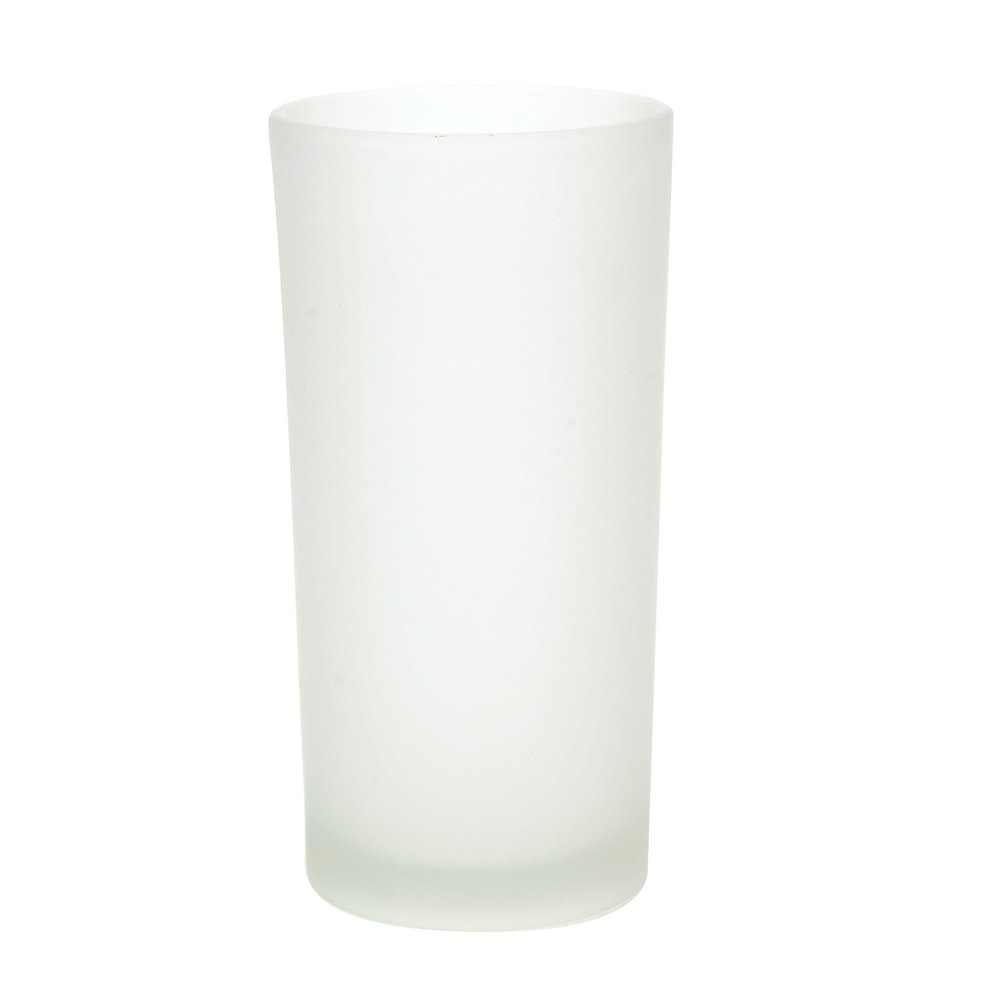 Hollowick Cafe Frosted Glass Cylinder Holder for Spa Decoration