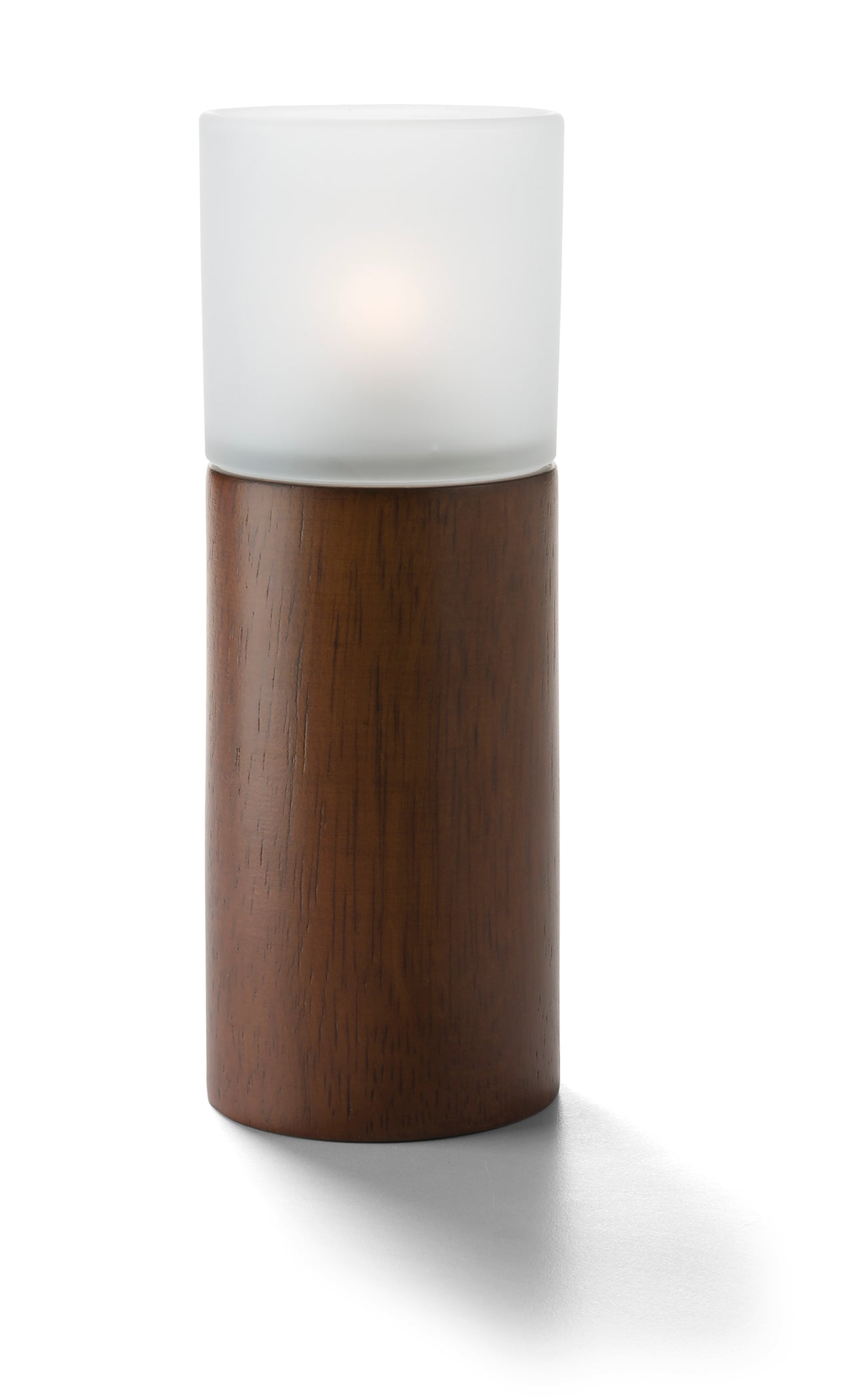 Hollowick Horizon Elegant Wood Cylinder Candle Holders for Home Decor