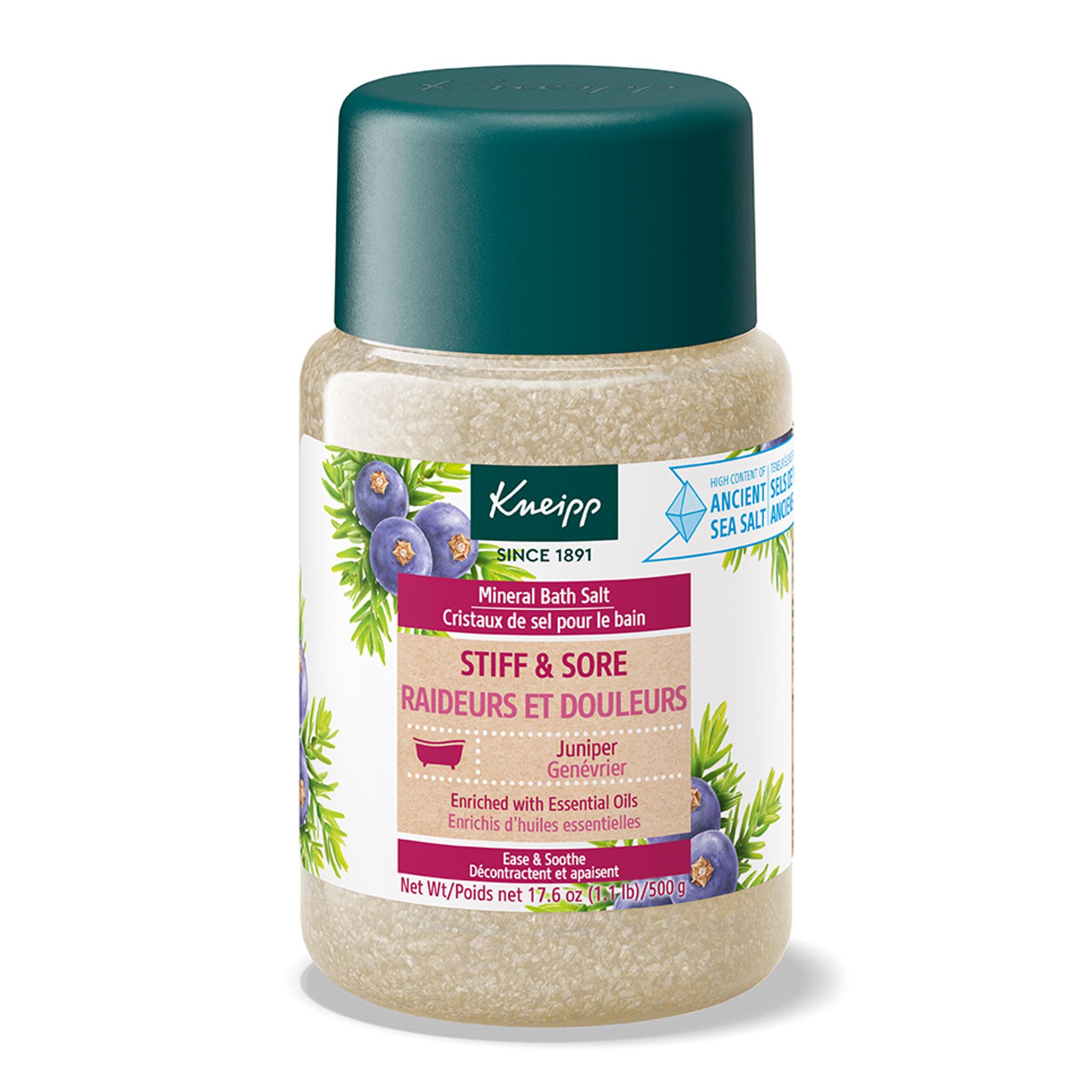 Kneipp Juniper Mineral Bath Salt for Stiff and Sore Muscles