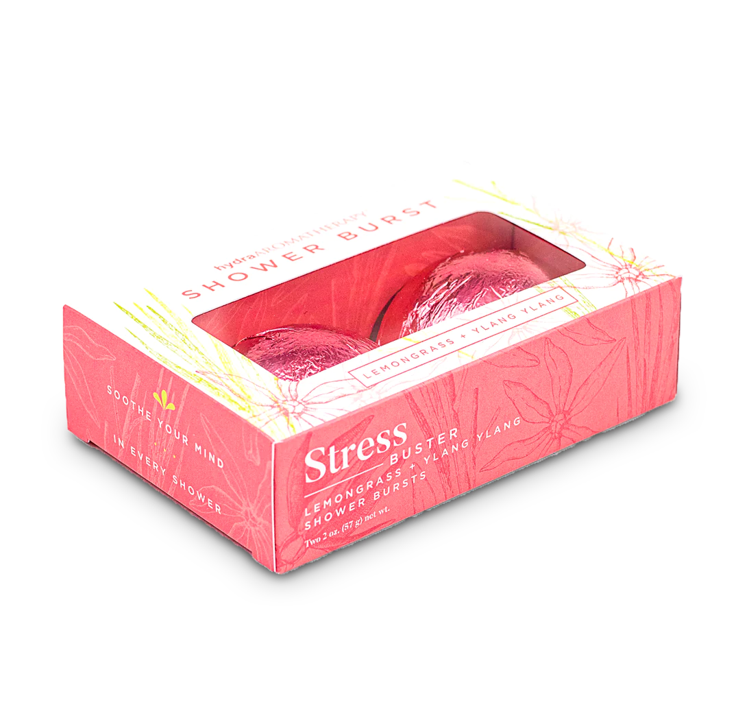 Hydrating AROMATHERAPY Shower Burst Duo for Stress Relief