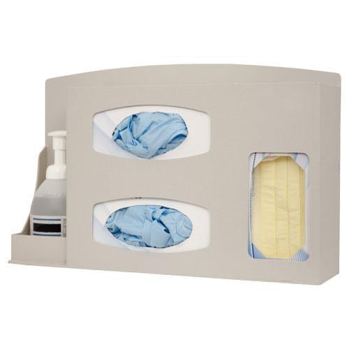 Quartz Beige Prevention Station for Easy PPE & Sanitizer Storage