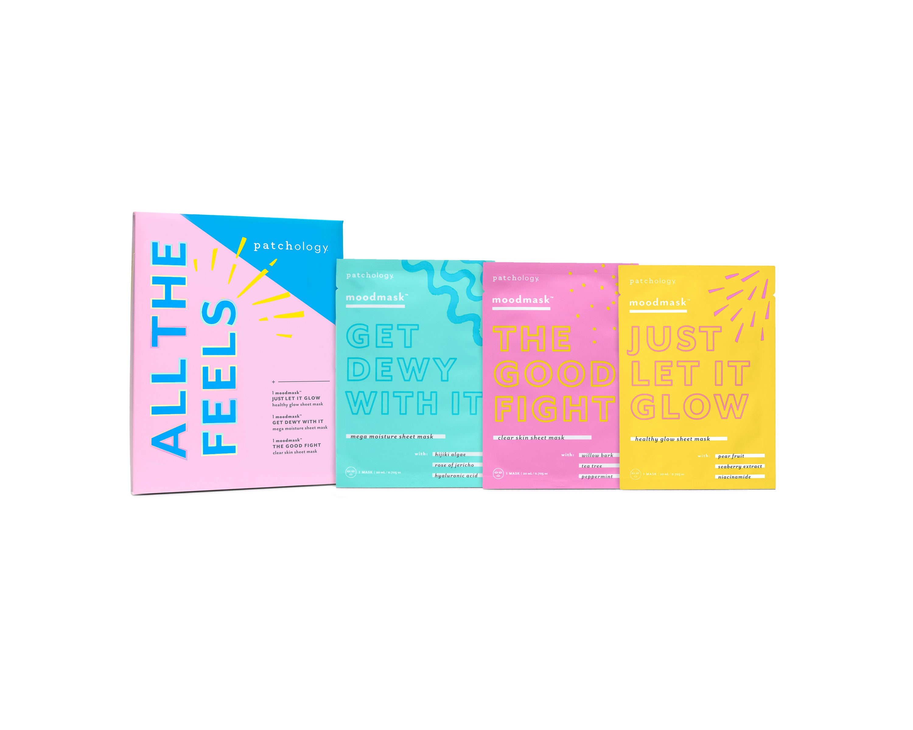 Patchology Revitalizing Moodmask Trio for Healthy - Looking Skin