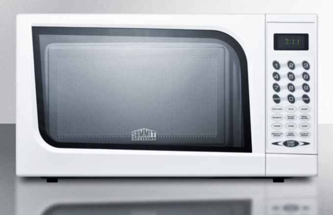 White Summit Compact Microwave with Multiple Cooking Features