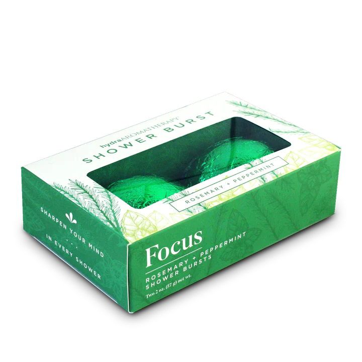 Hydrating Aromatherapy Shower Burst Tablet Duo for Focus
