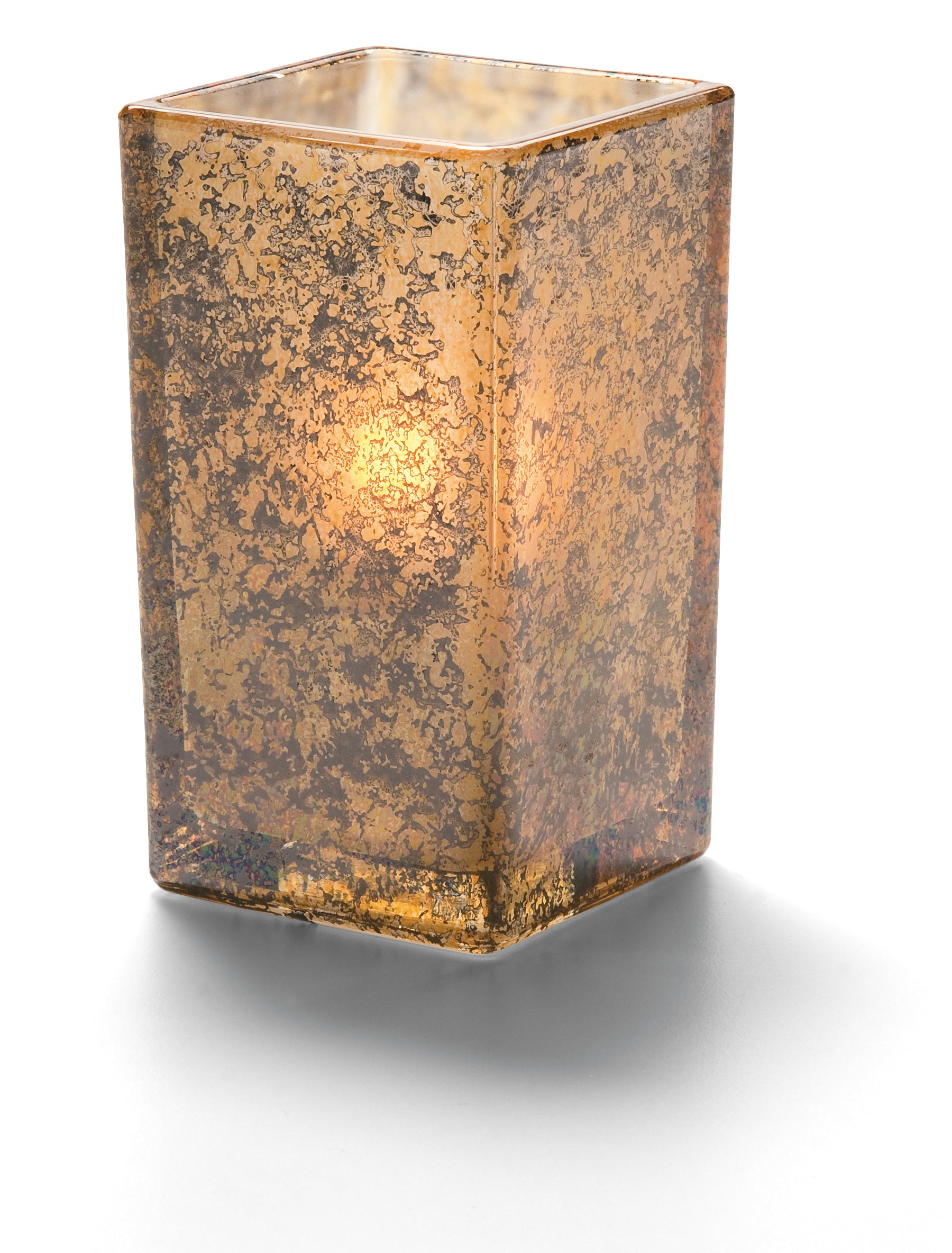 Stylish Hollowick Quad Square Glass Votive Candle Holders
