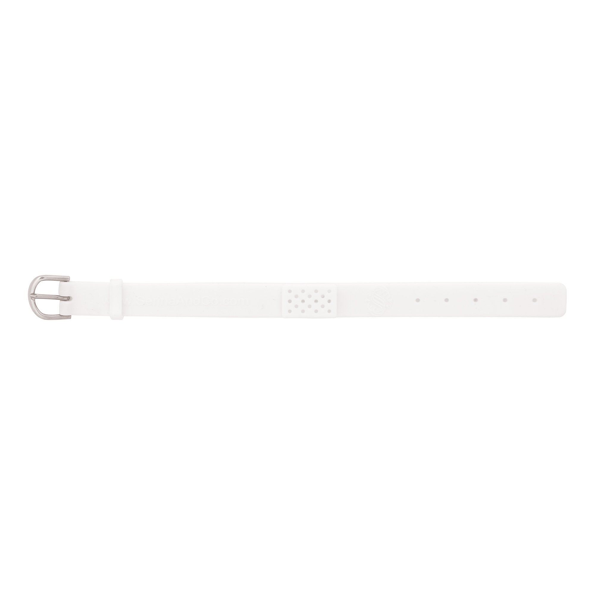 White Adjustable Aromatherapy Bracelet for Kids by Serina and Company