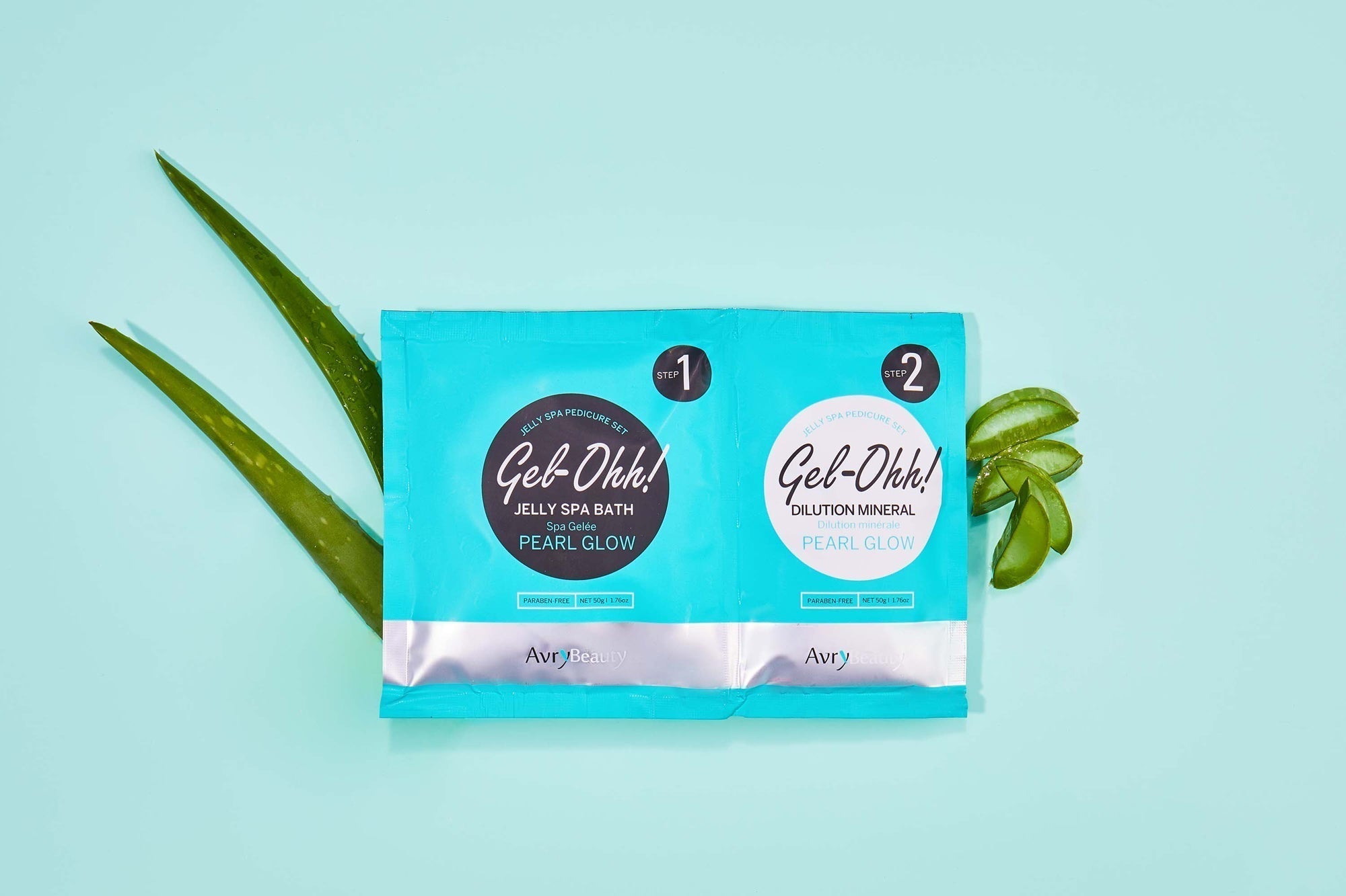 Avry Beauty Pearl Glow Gel-Ohh! Jelly Spa Pedi Bath for Relaxing Feet
