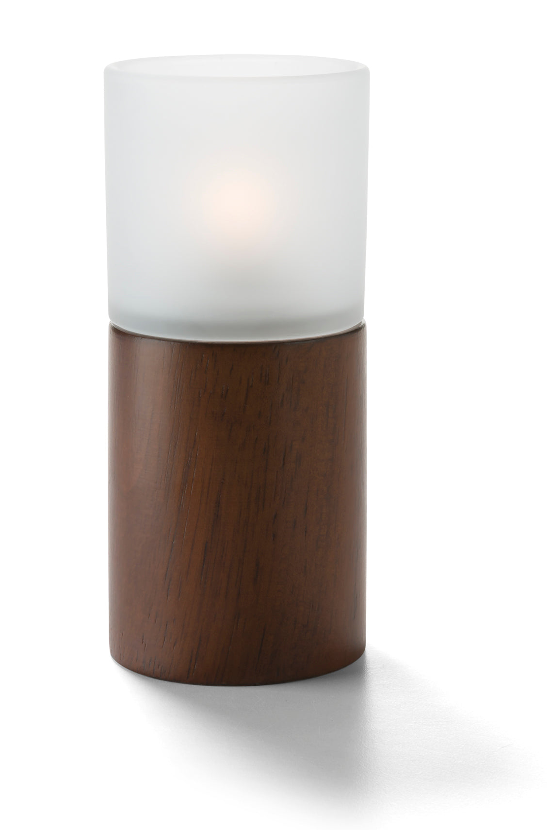 Hollowick Horizon Elegant Wood Cylinder Candle Holders for Home Decor