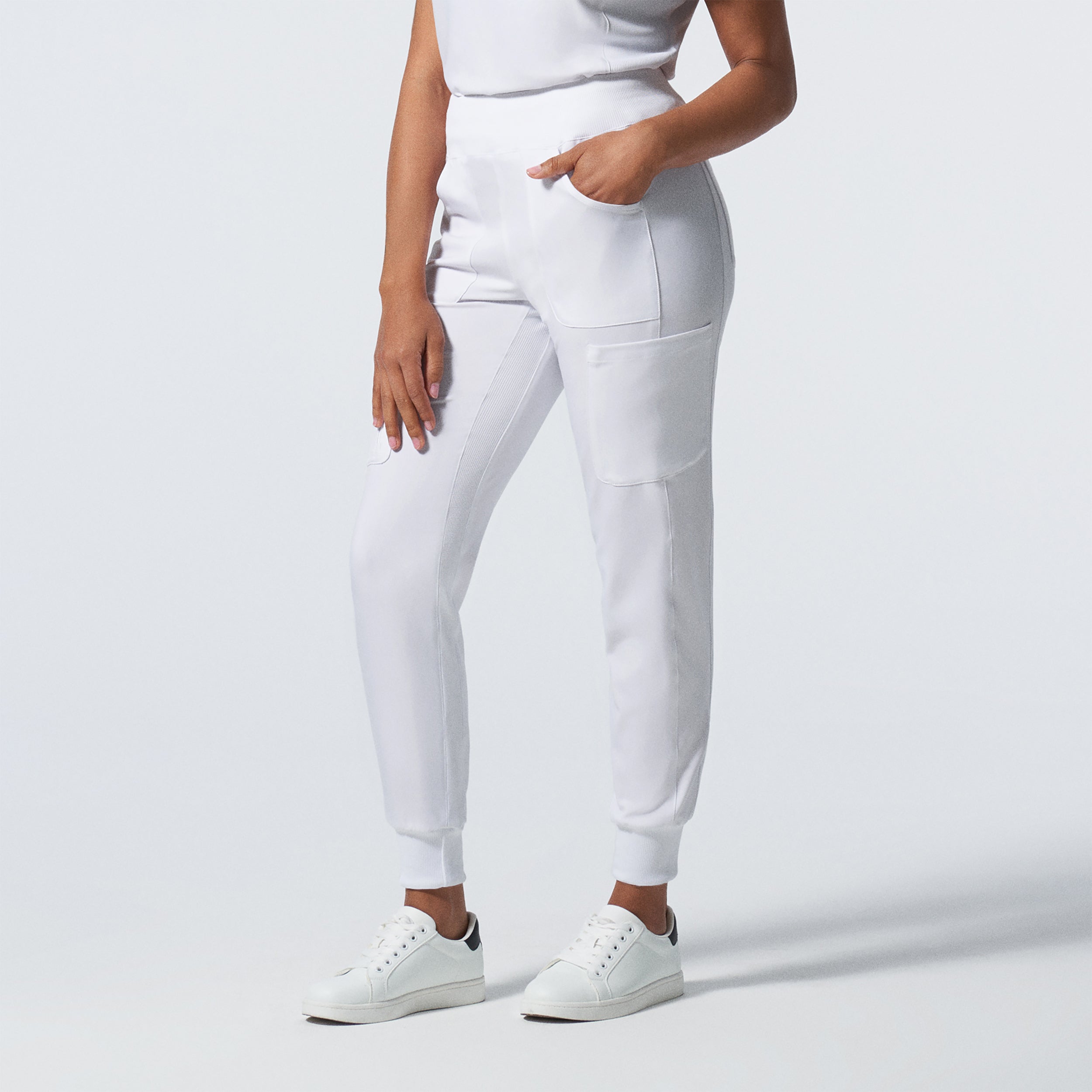 Landau Forward Petite Women's Jogger Style Medical Scrub Pants