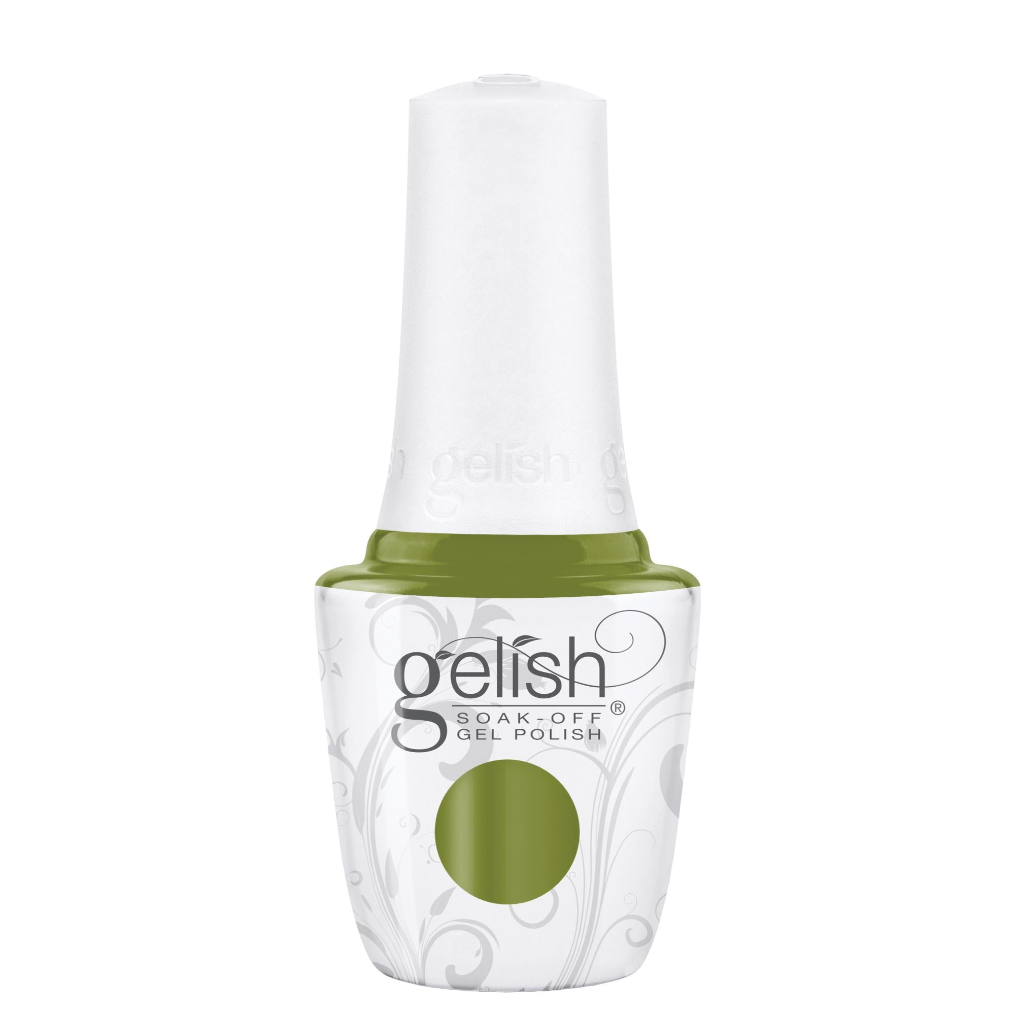 0.5 fl oz Gelish Gel Polish in Freshly Cut Clover Green Crème