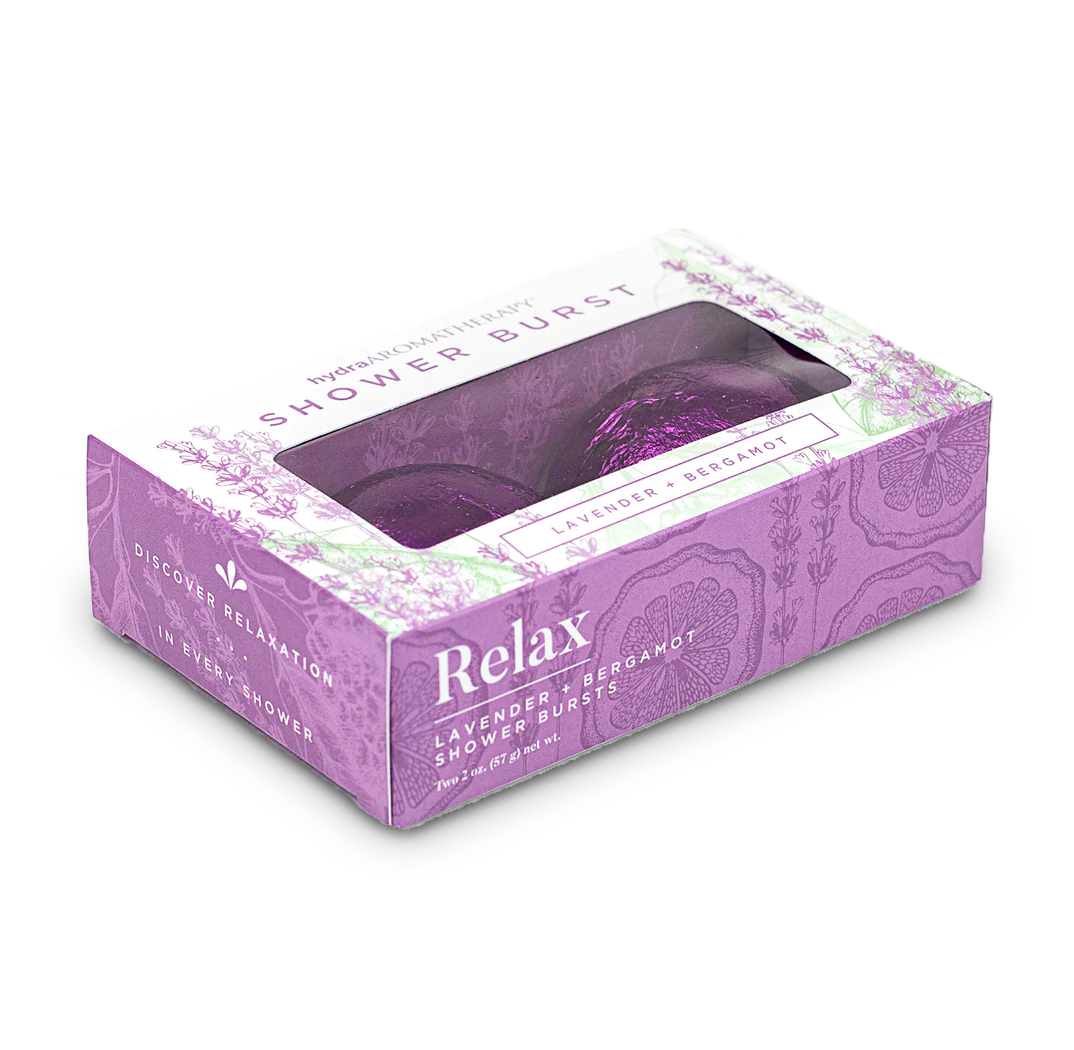 Relaxing Hydra Aromatherapy Shower Burst Duo Set