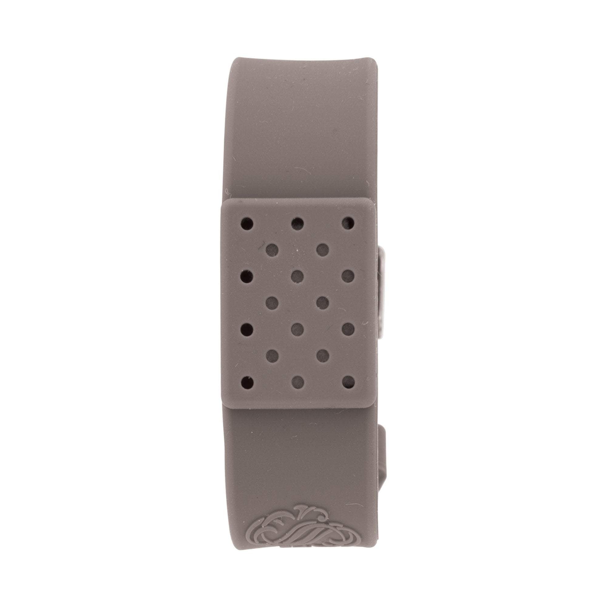 Eco - friendly Grey Aromatherapy Sports Bracelet by Serina and Company