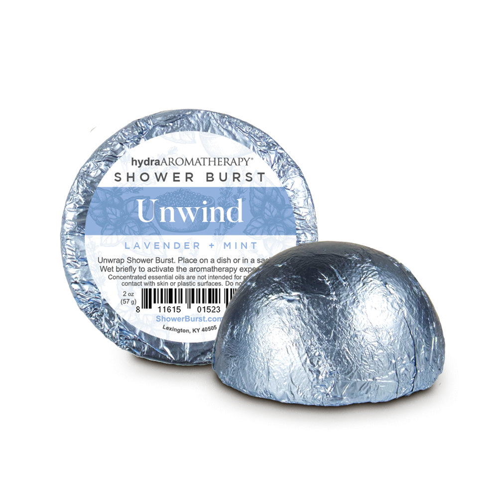 hydraAROMATHERAPY Relaxing Shower Burst®, Unwind Set of 12