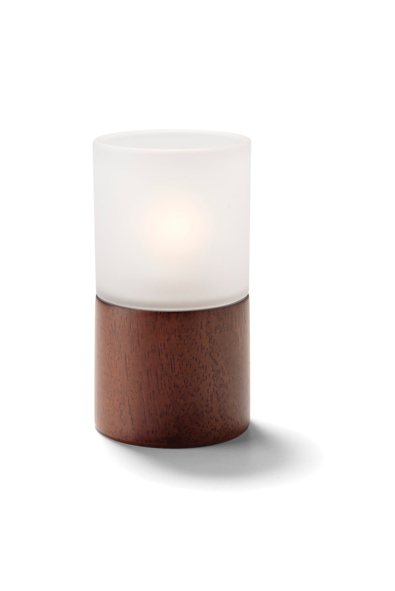 Hollowick Horizon Elegant Wood Cylinder Candle Holders for Home Decor