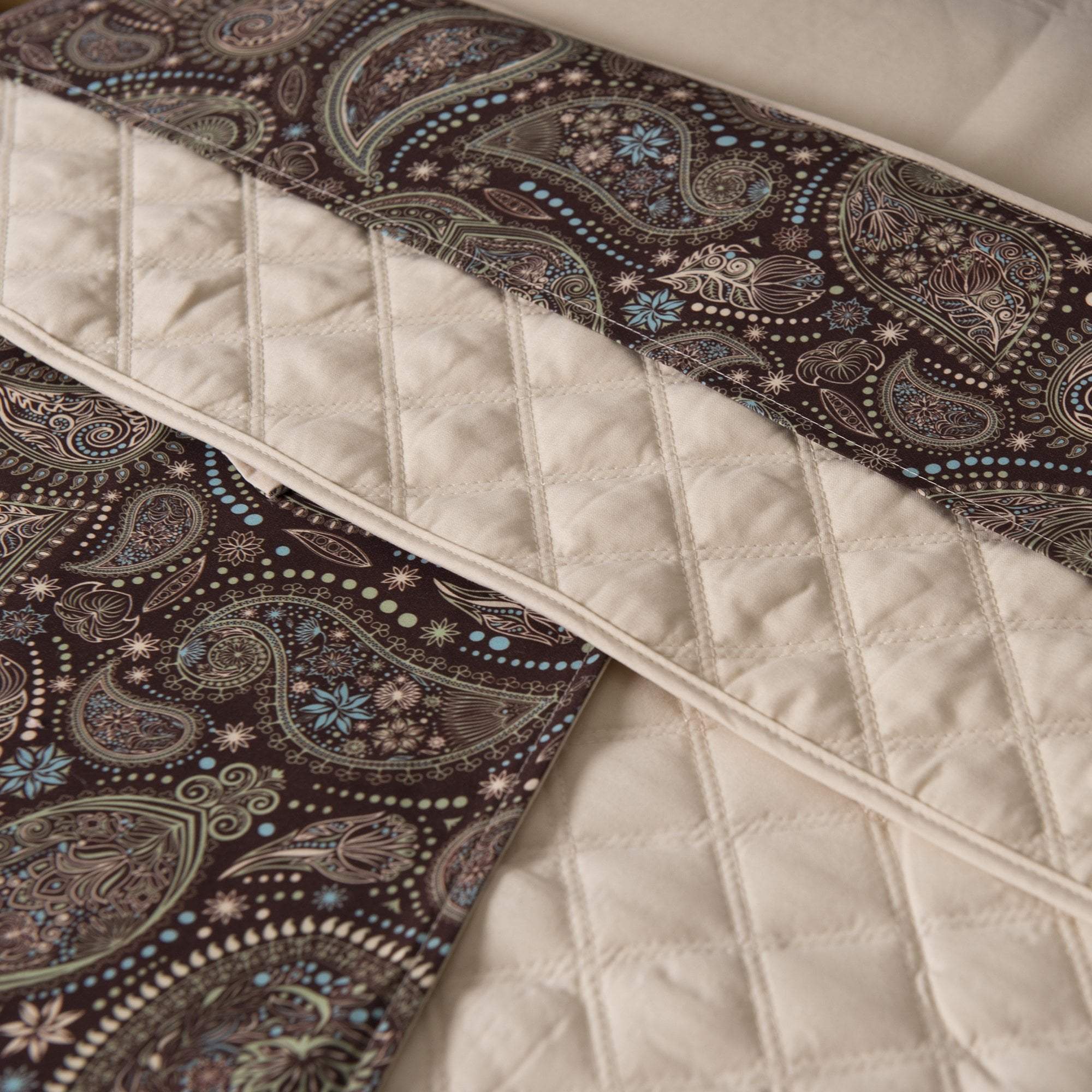 Elegant Paisley Sposh Massage Table Saddle from the Paisley Collection