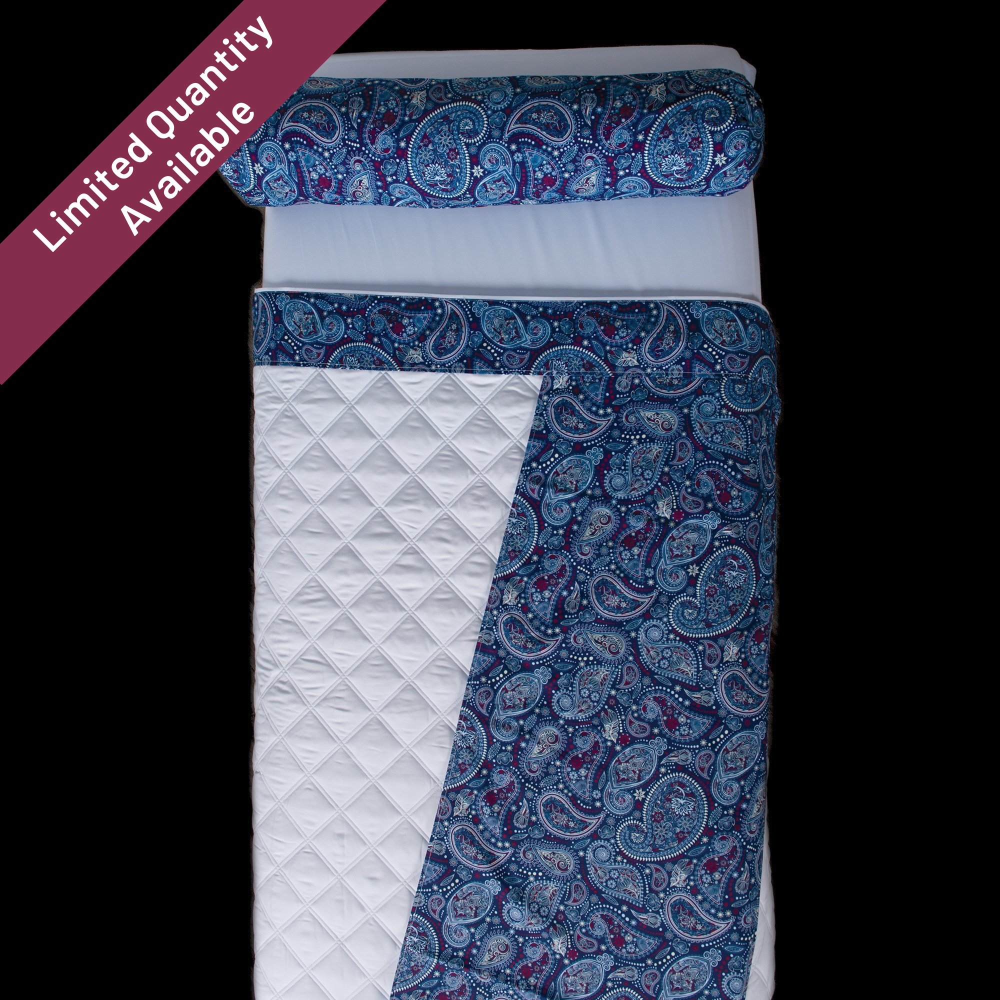 Elegant Paisley Sposh Massage Table Saddle from the Paisley Collection