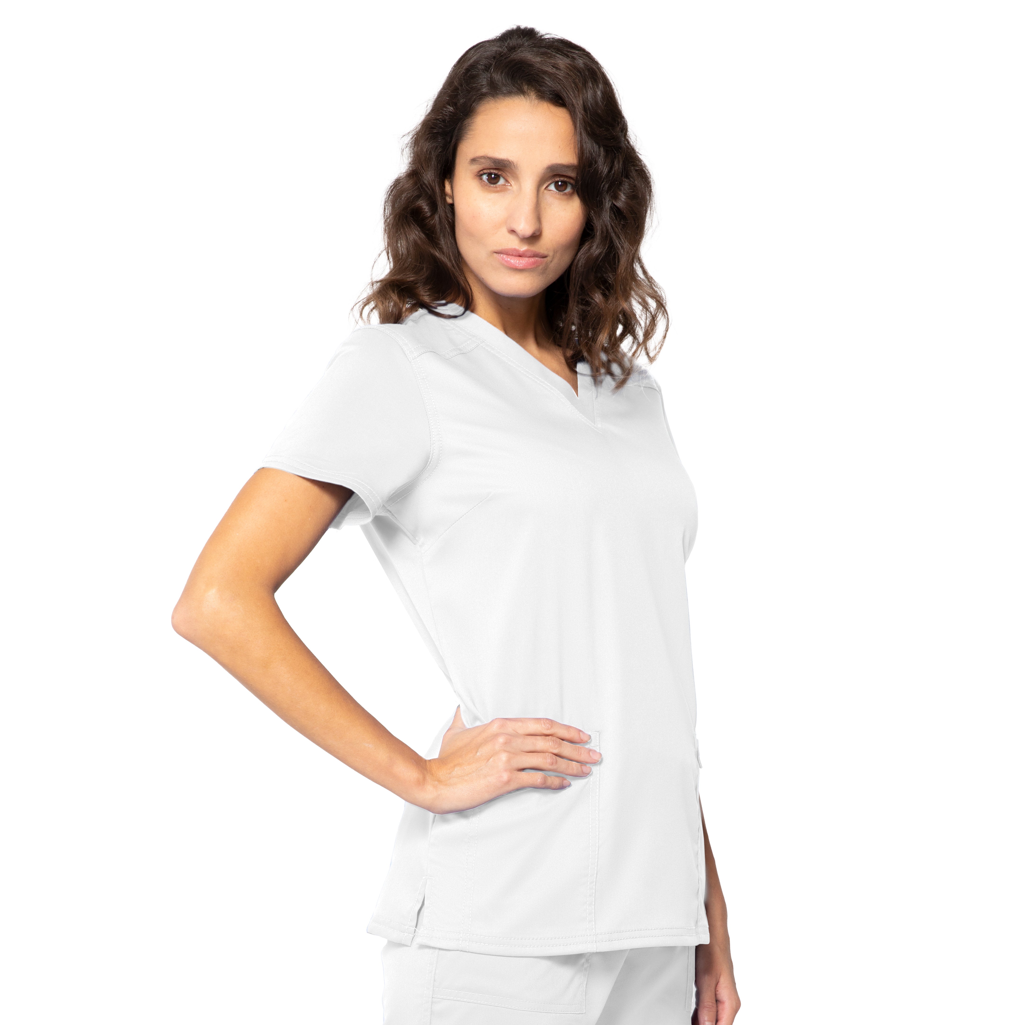 Landau ProFlex Women's Stylish V-Neck Tunic Top, Sizes XXL - 5XL