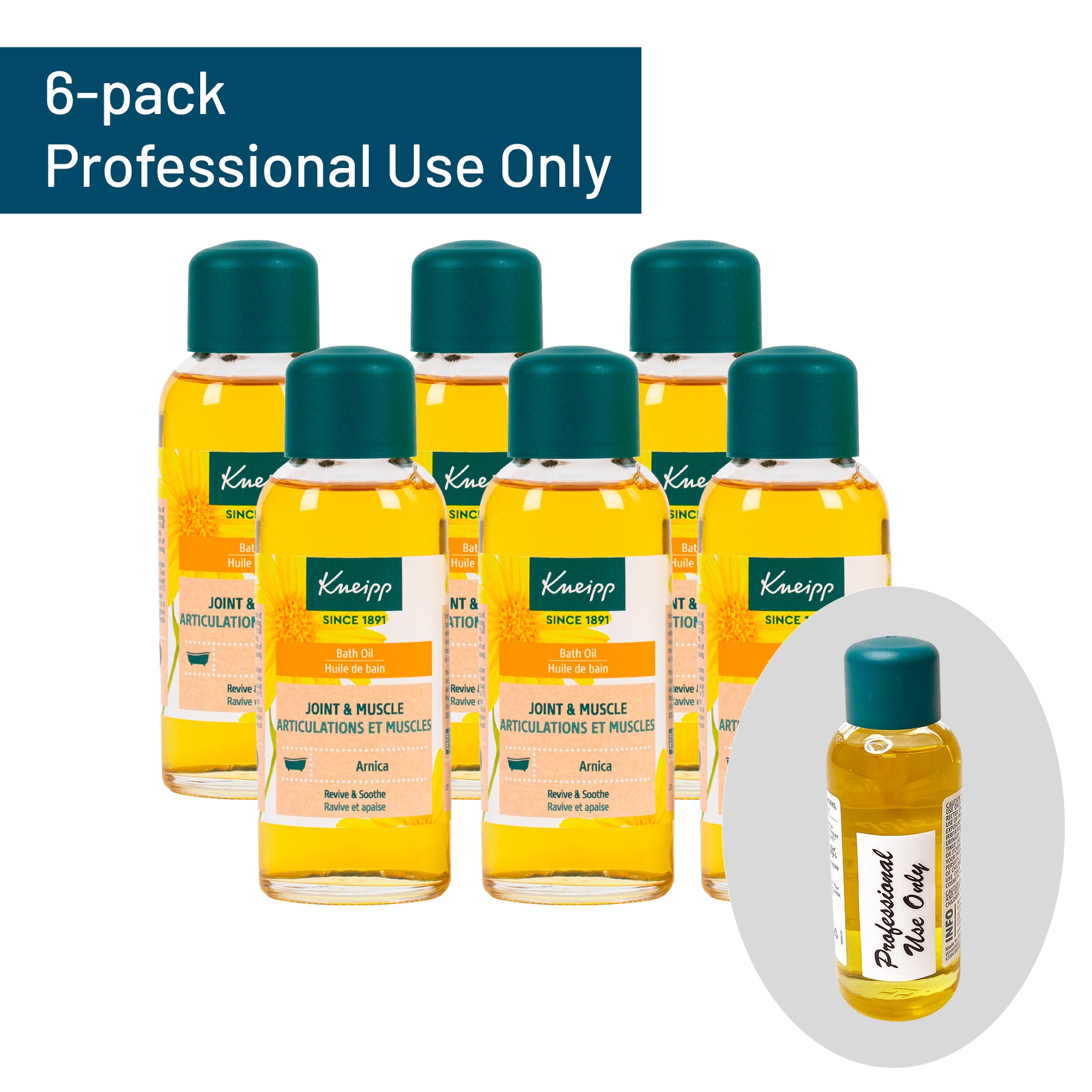 Kneipp Revitalizing Arnica Bath Oil for Joints and Muscles