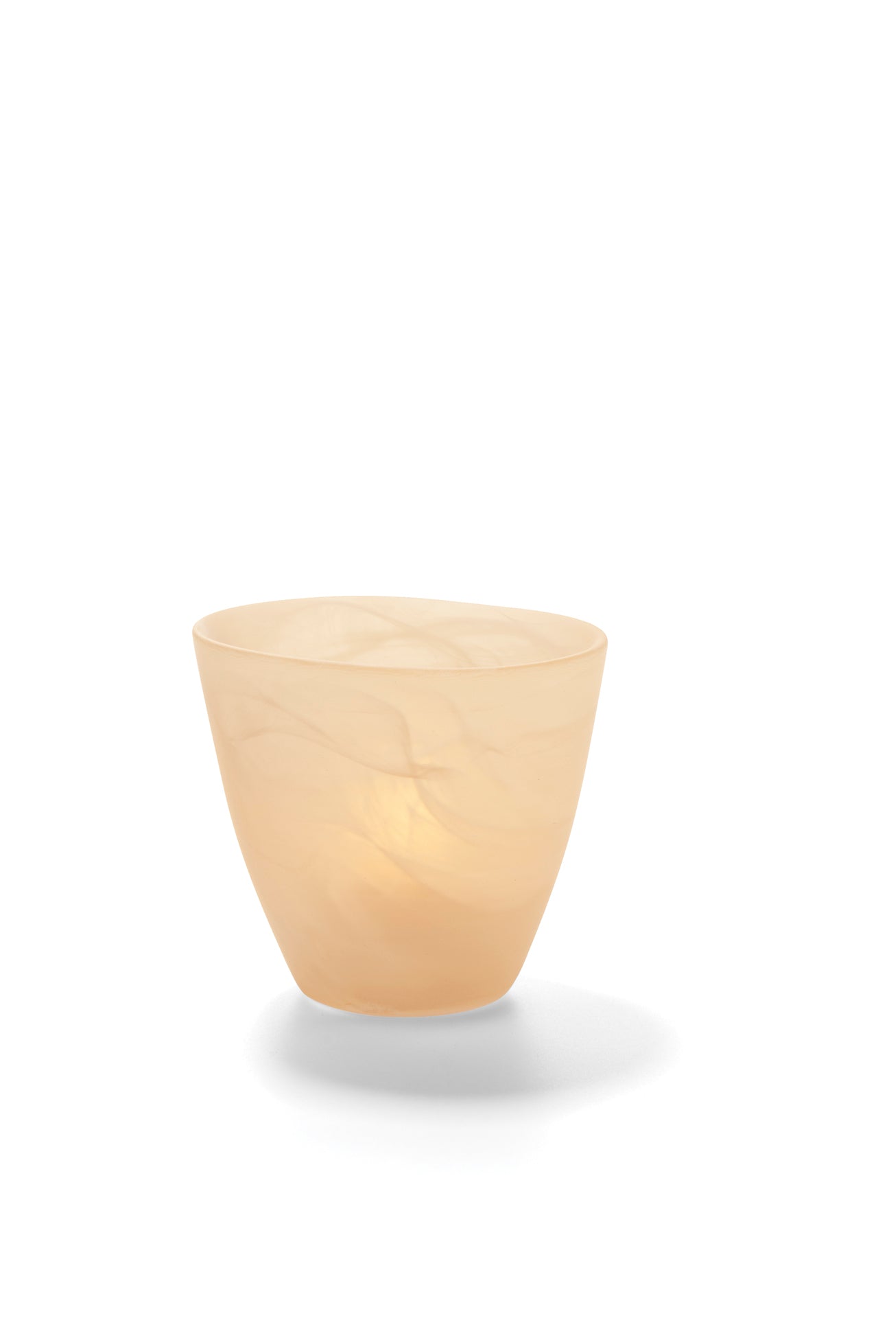 Unique Hand - formed Hollowick Satin Wysps Votive Glass Candle Holders