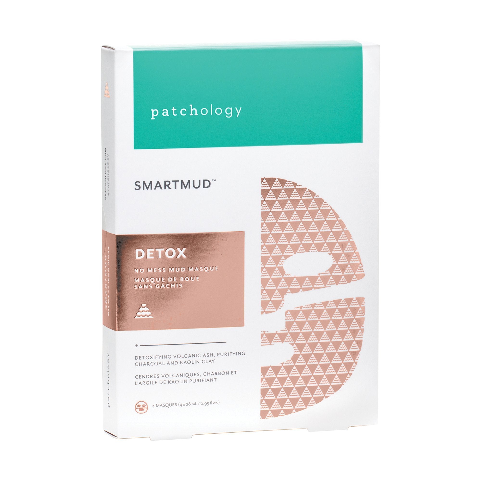 Patchology SmartMud Detoxifying No-Mess Clarifying Mud Mask for Youthful Glow