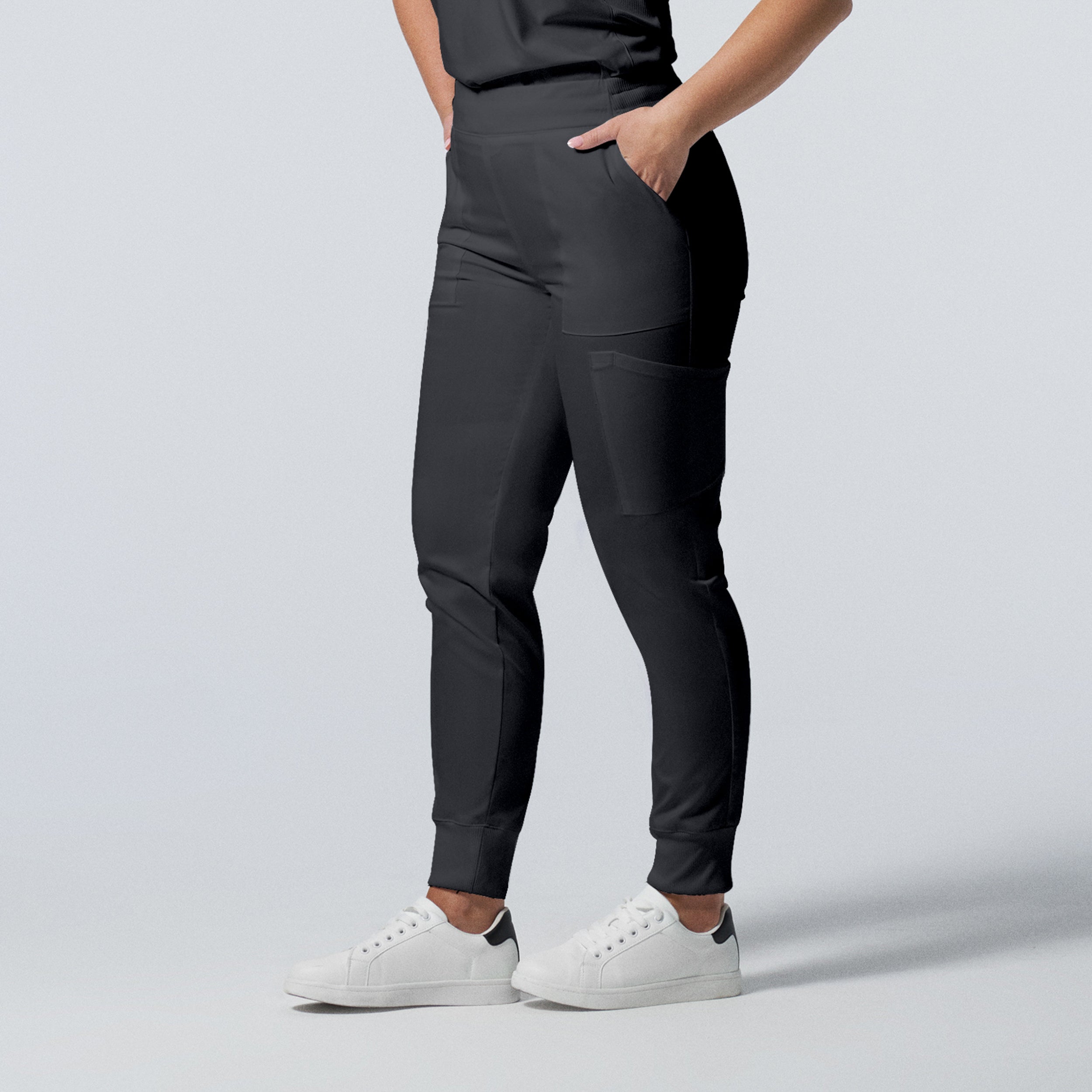 Landau ProFlex Petite Women's Jogger-style Medical Scrub Pants