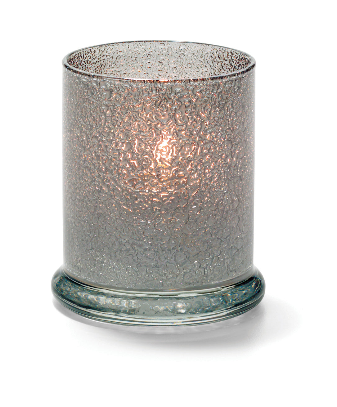 Elegant Hollowick Smoke - Effect Jewel - Finished Glass Votive Column Candle Holder